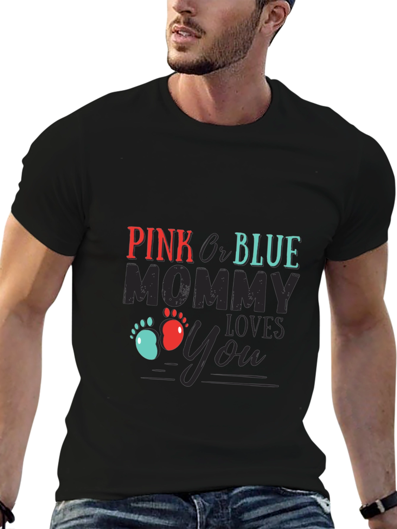 Pink or Blue Mommy Loves You T-Shirt