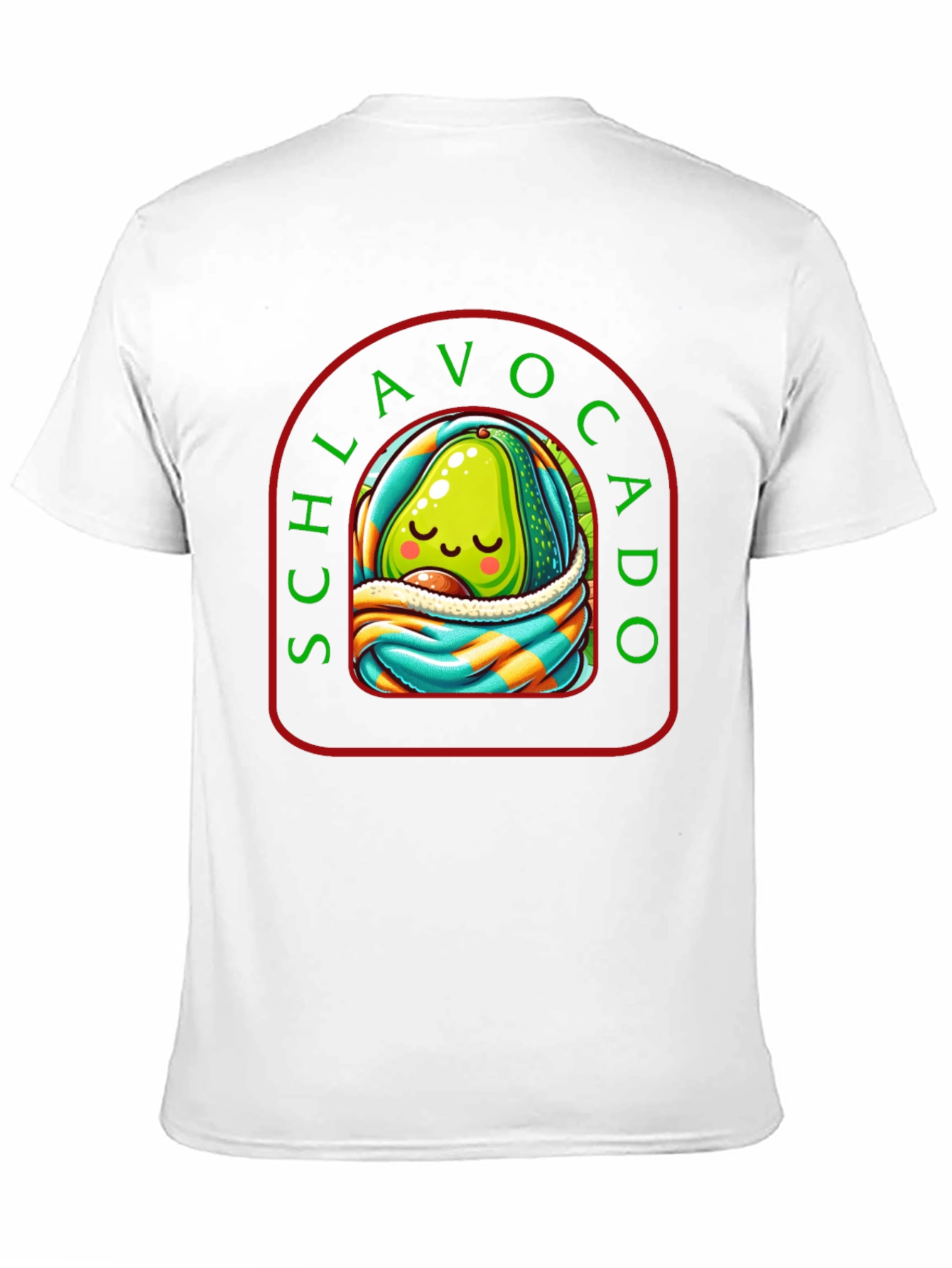 Schlavocado T-Shirt - Cute Sleeping Avocado Tee