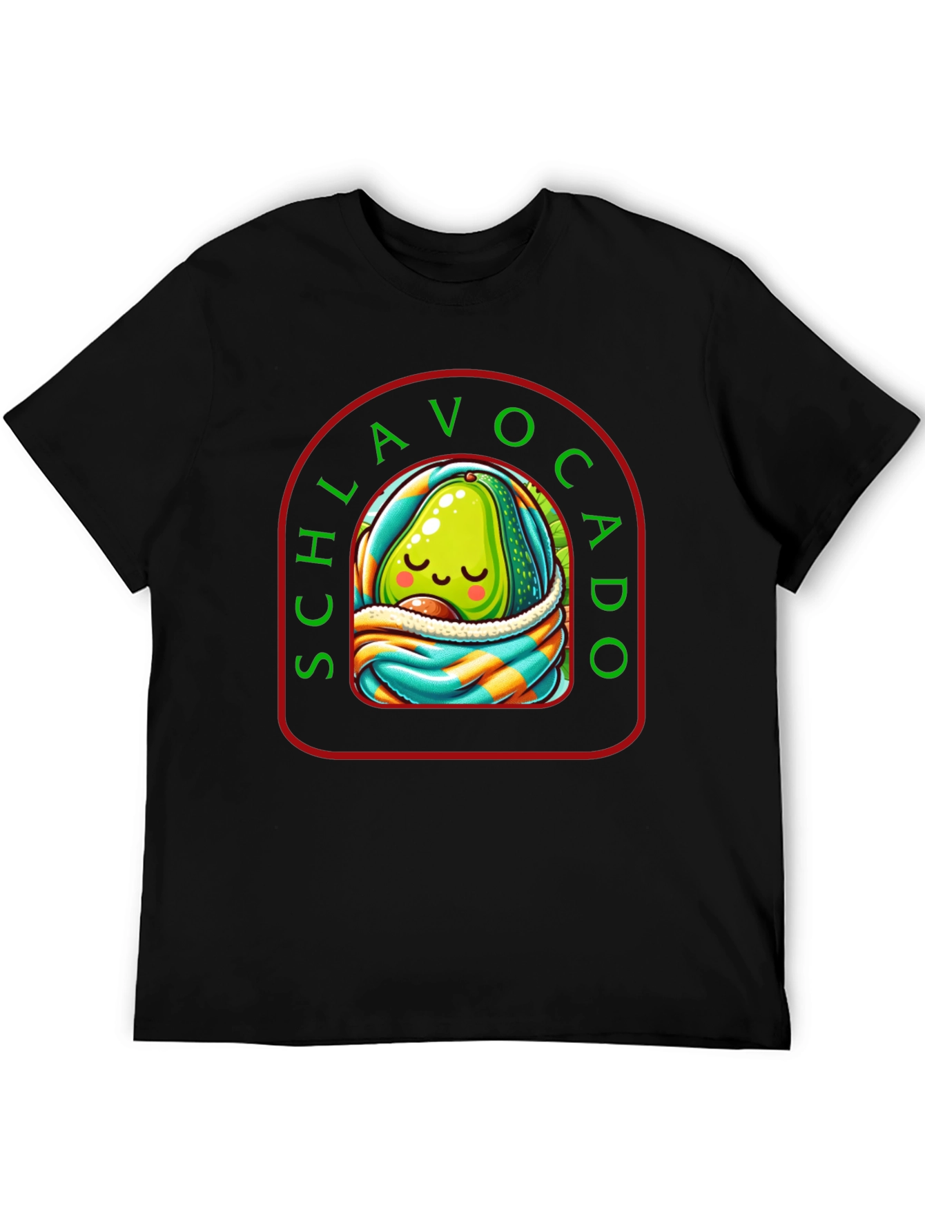 Schlavocado T-Shirt - Cute Sleeping Avocado Tee