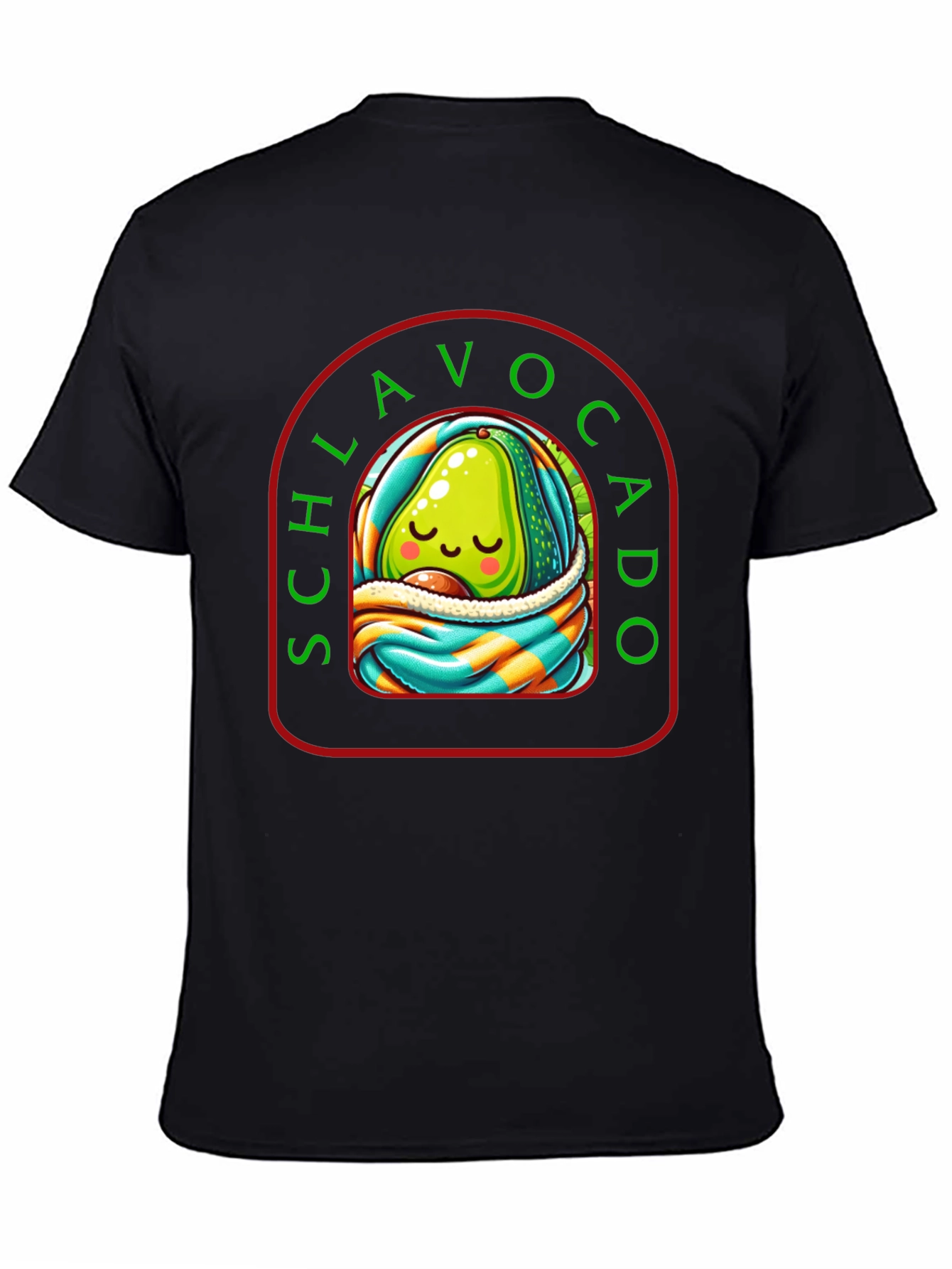 Schlavocado T-Shirt - Cute Sleeping Avocado Tee