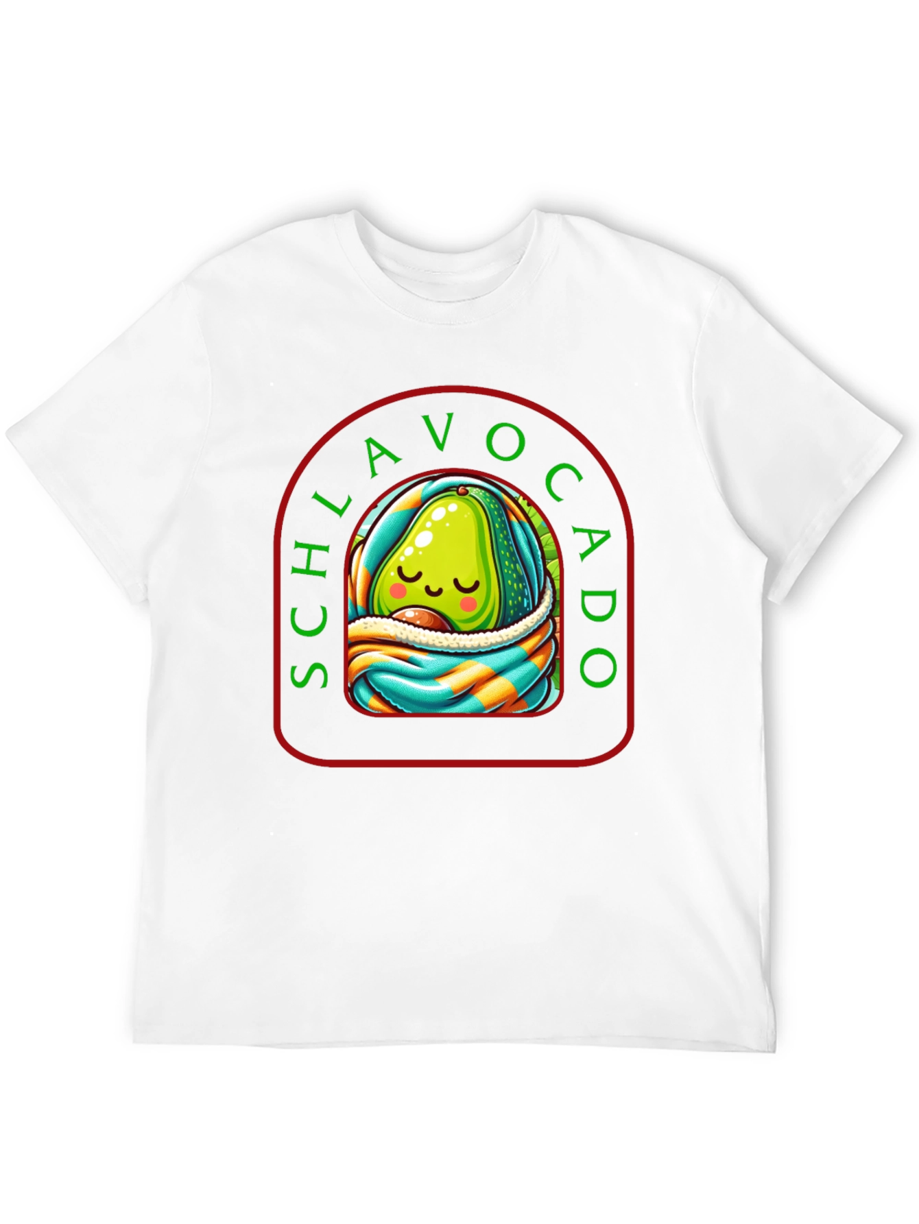 Schlavocado T-Shirt - Cute Sleeping Avocado Tee