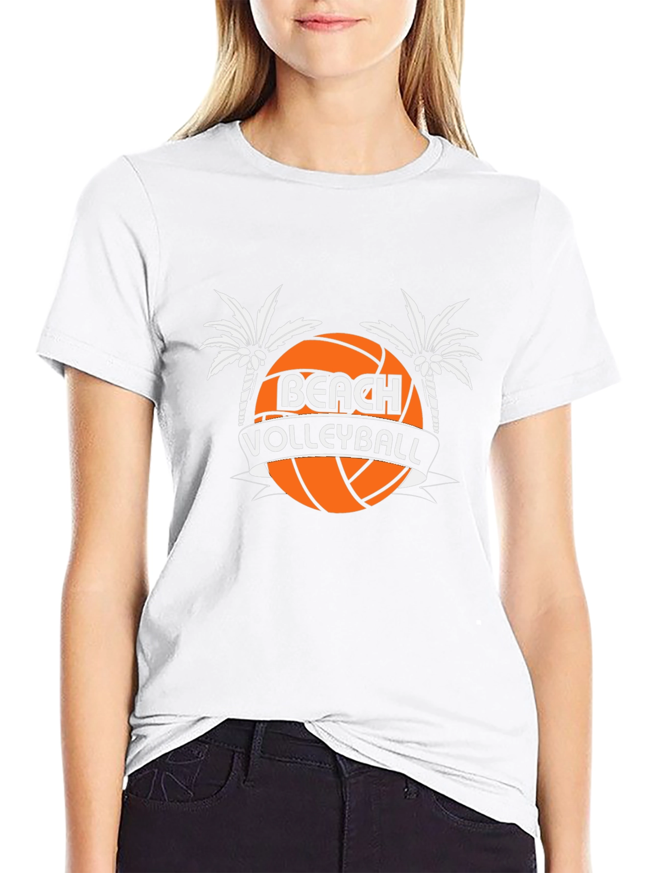 Beach Volleyball Graphic Tee - Stylish Summer Shirt