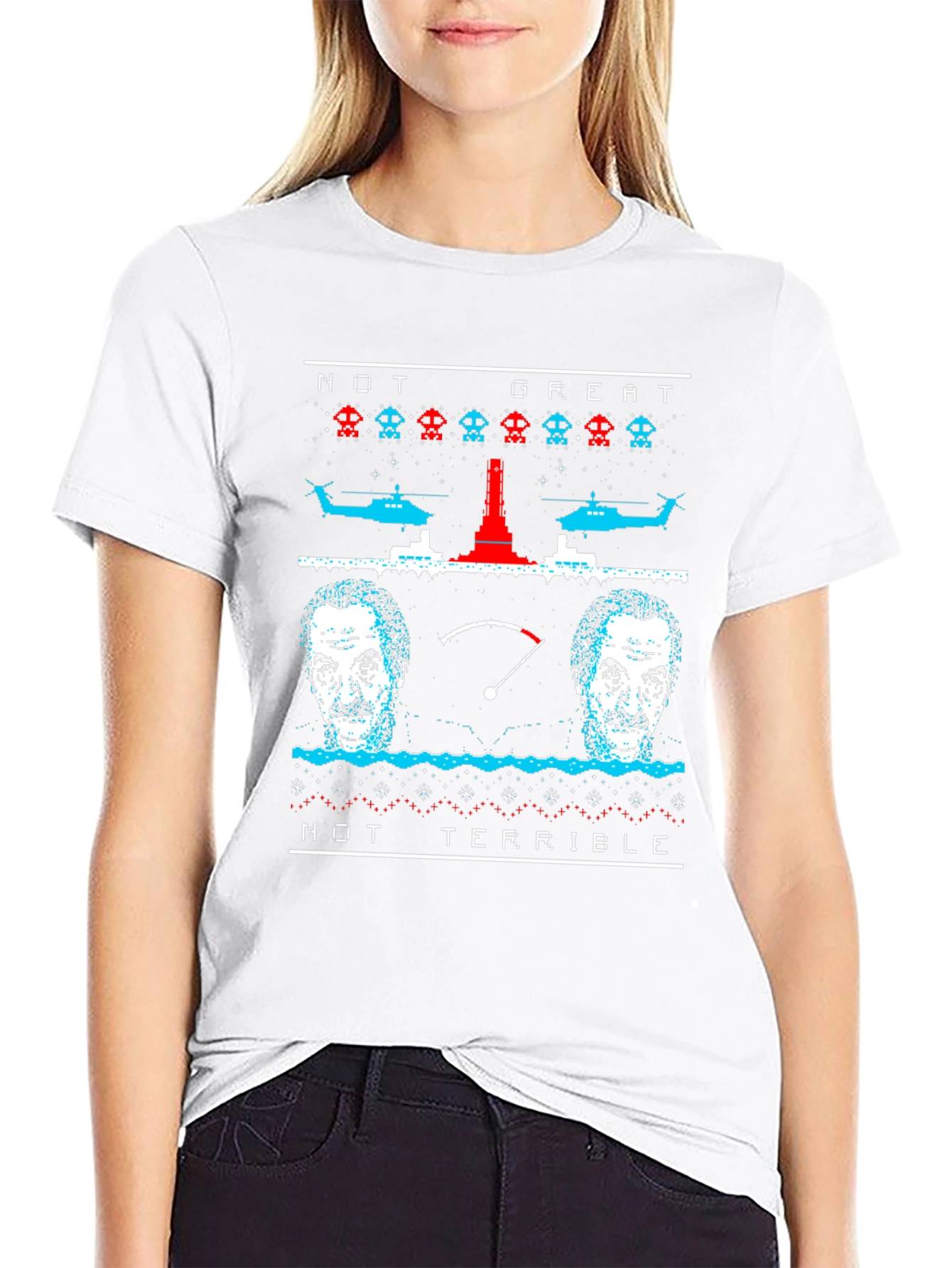 Not Great Not Terrible Ugly Christmas T-Shirt