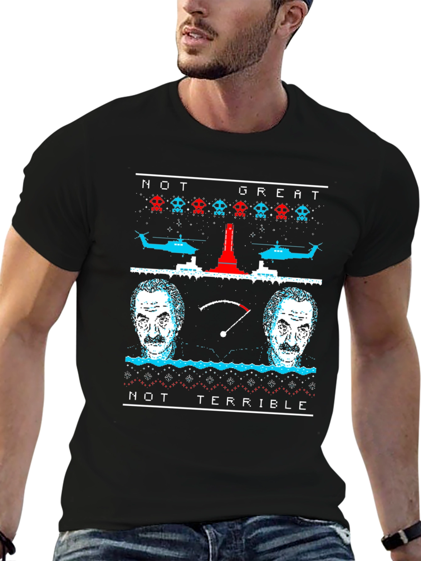 Not Great Not Terrible Ugly Christmas T-Shirt