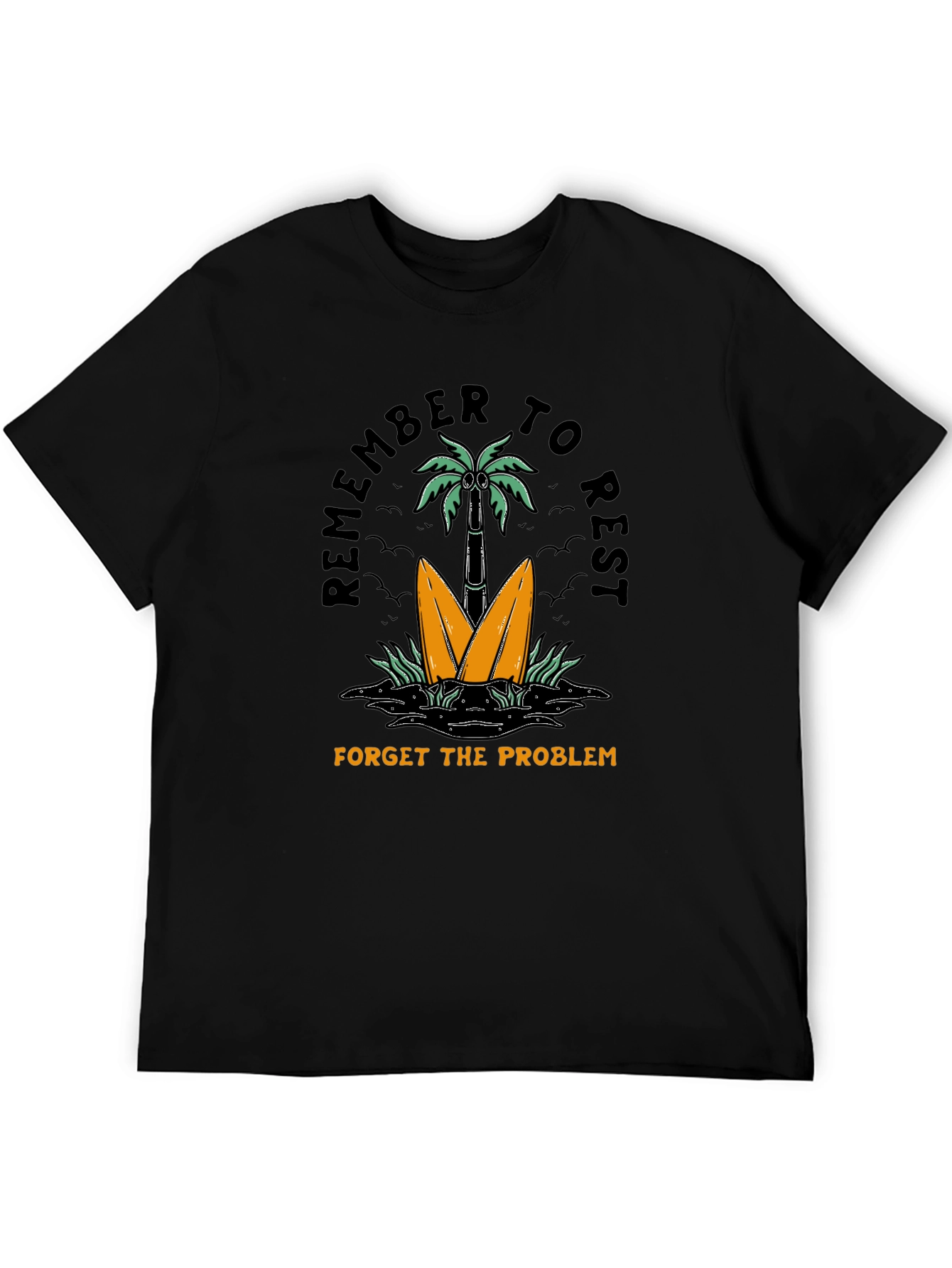 Relax Graphic Tee: Remember to Rest T-Shirt