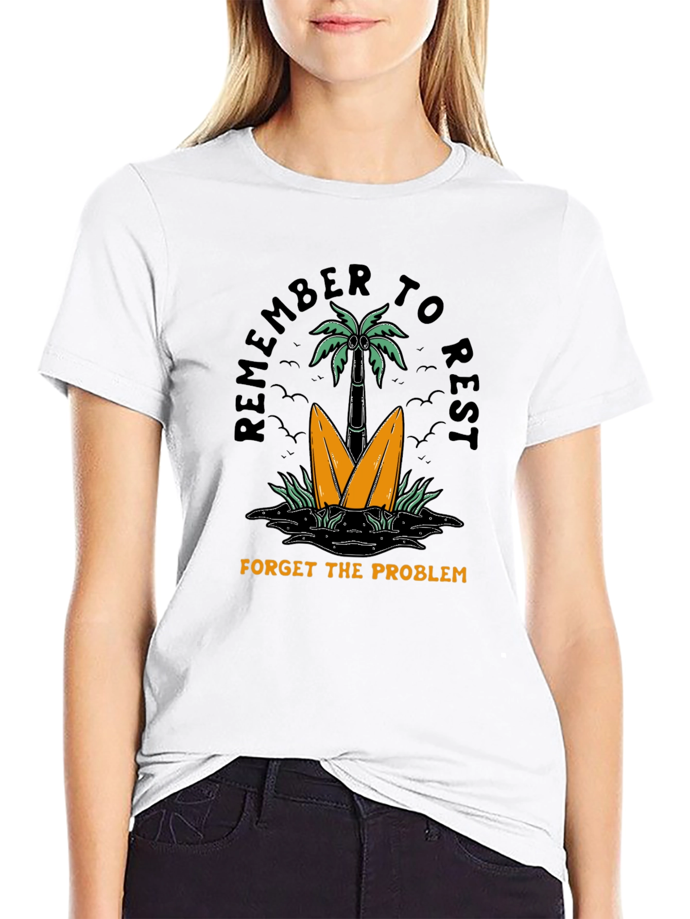 Relax Graphic Tee: Remember to Rest T-Shirt