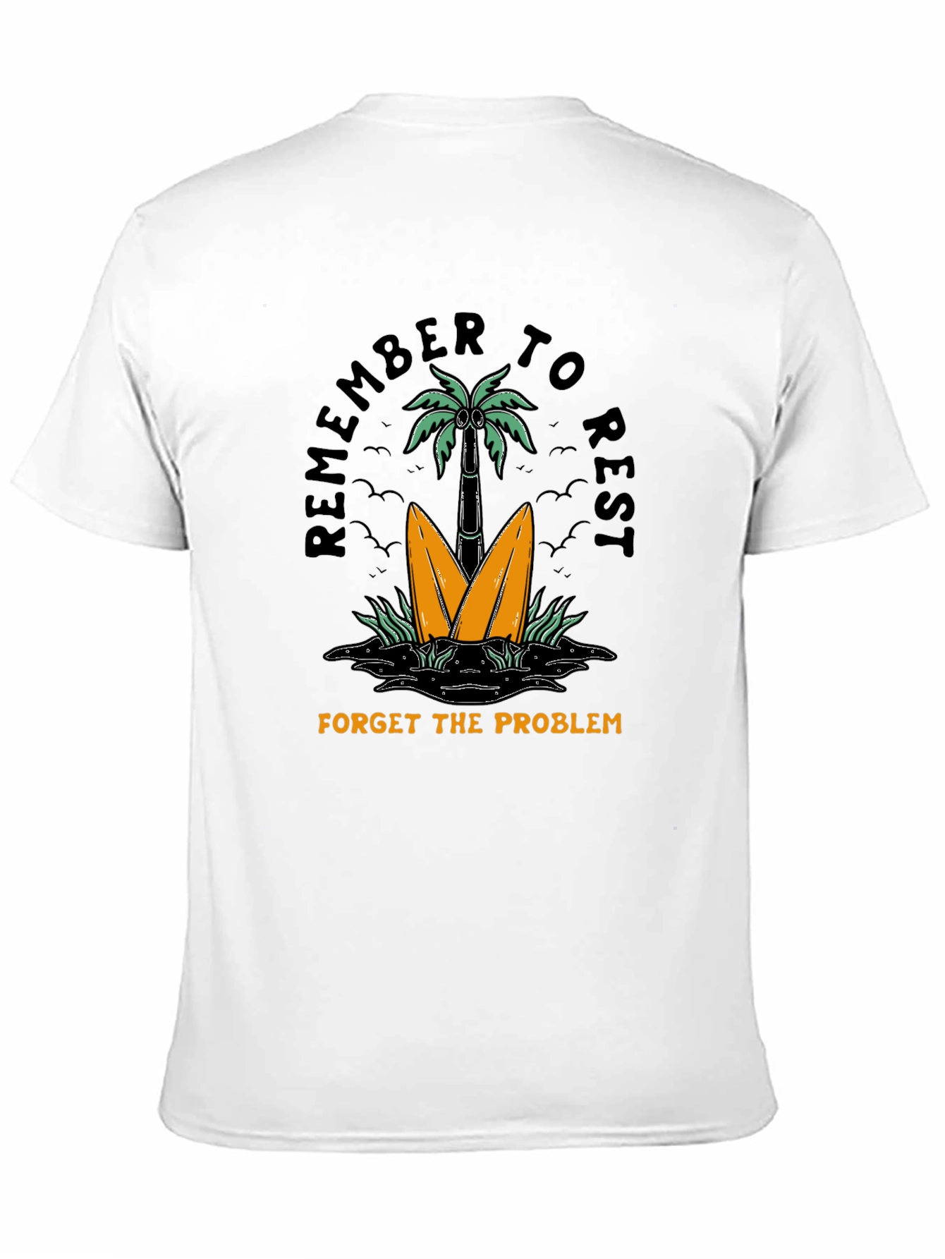 Relax Graphic Tee: Remember to Rest T-Shirt