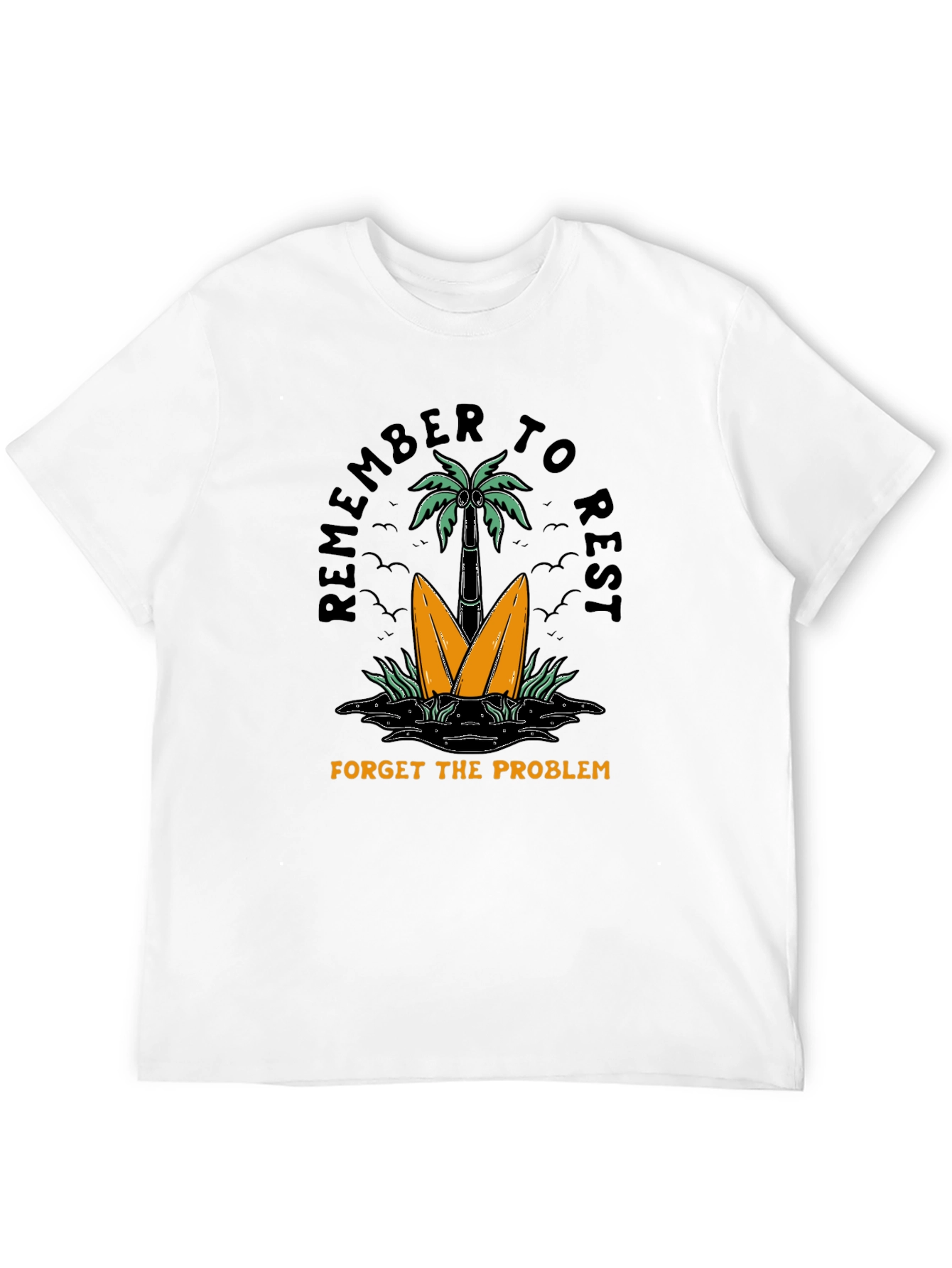 Relax Graphic Tee: Remember to Rest T-Shirt
