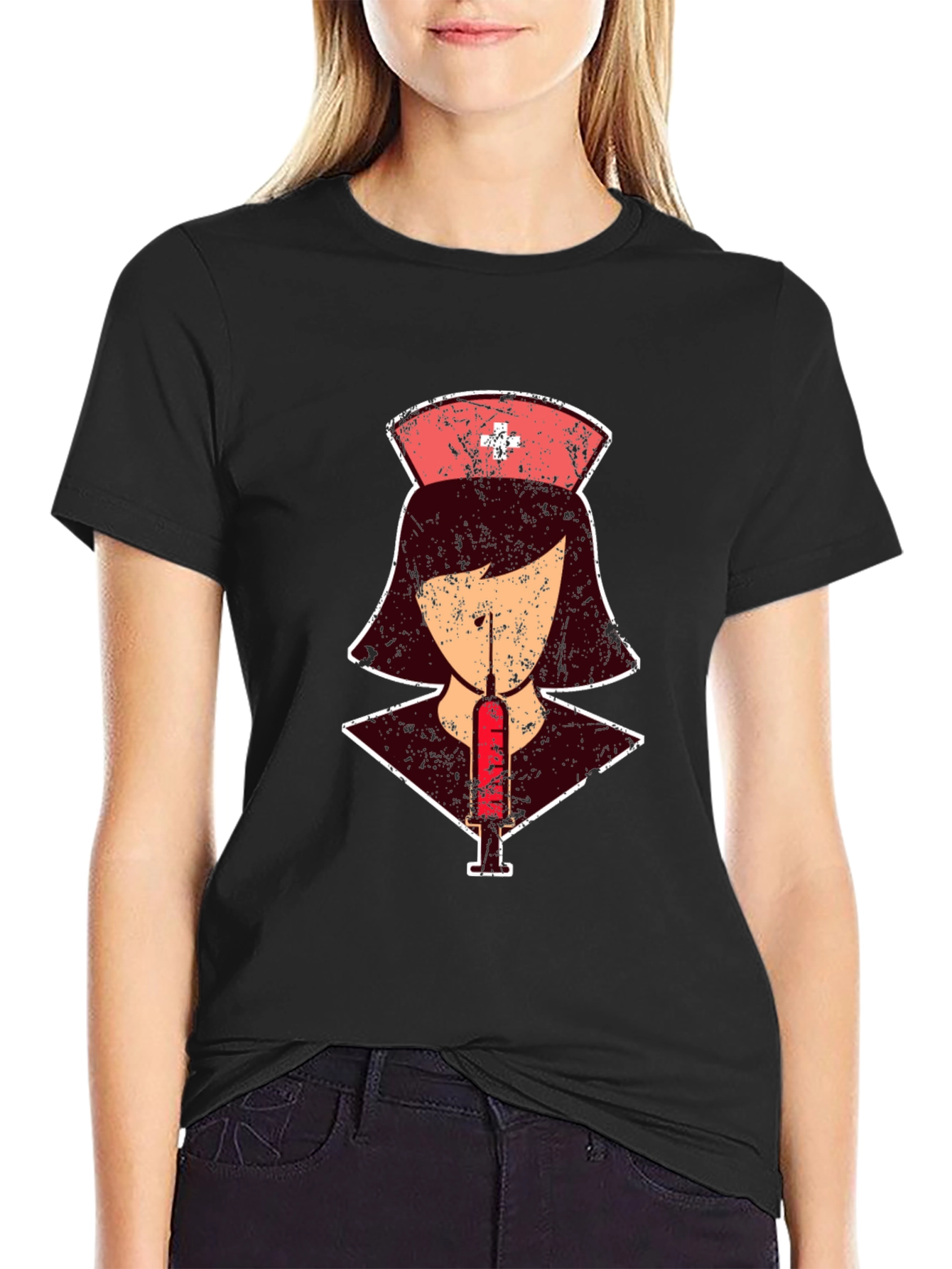 Nurse Syringe Graphic T-Shirt - Unisex Casual Tee