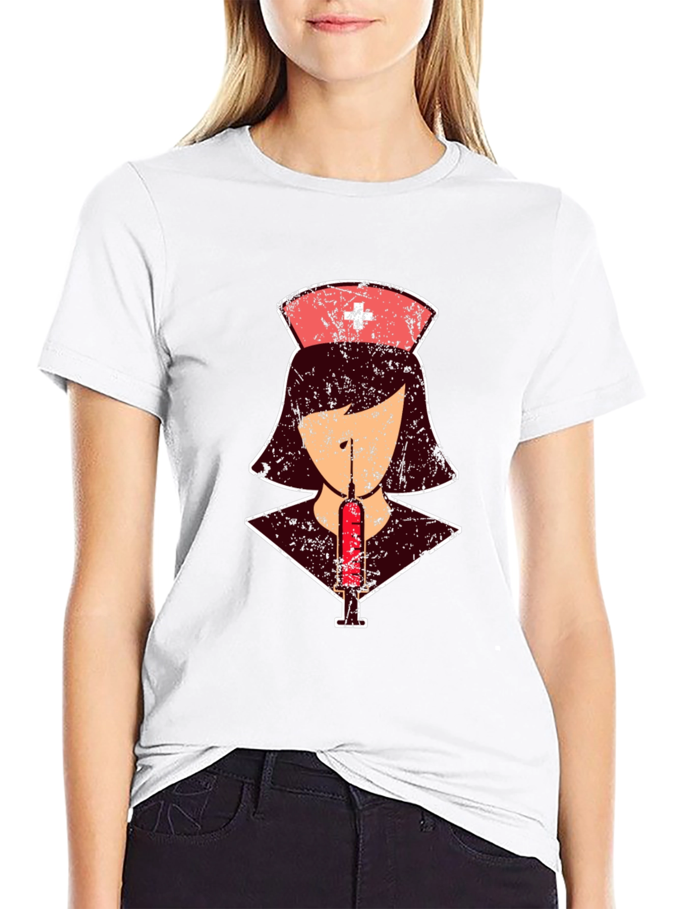 Nurse Syringe Graphic T-Shirt - Unisex Casual Tee