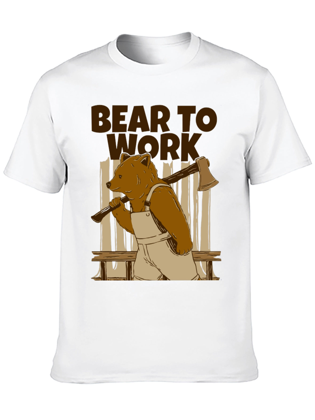 Bear to Work T-Shirt - Lumberjack Style