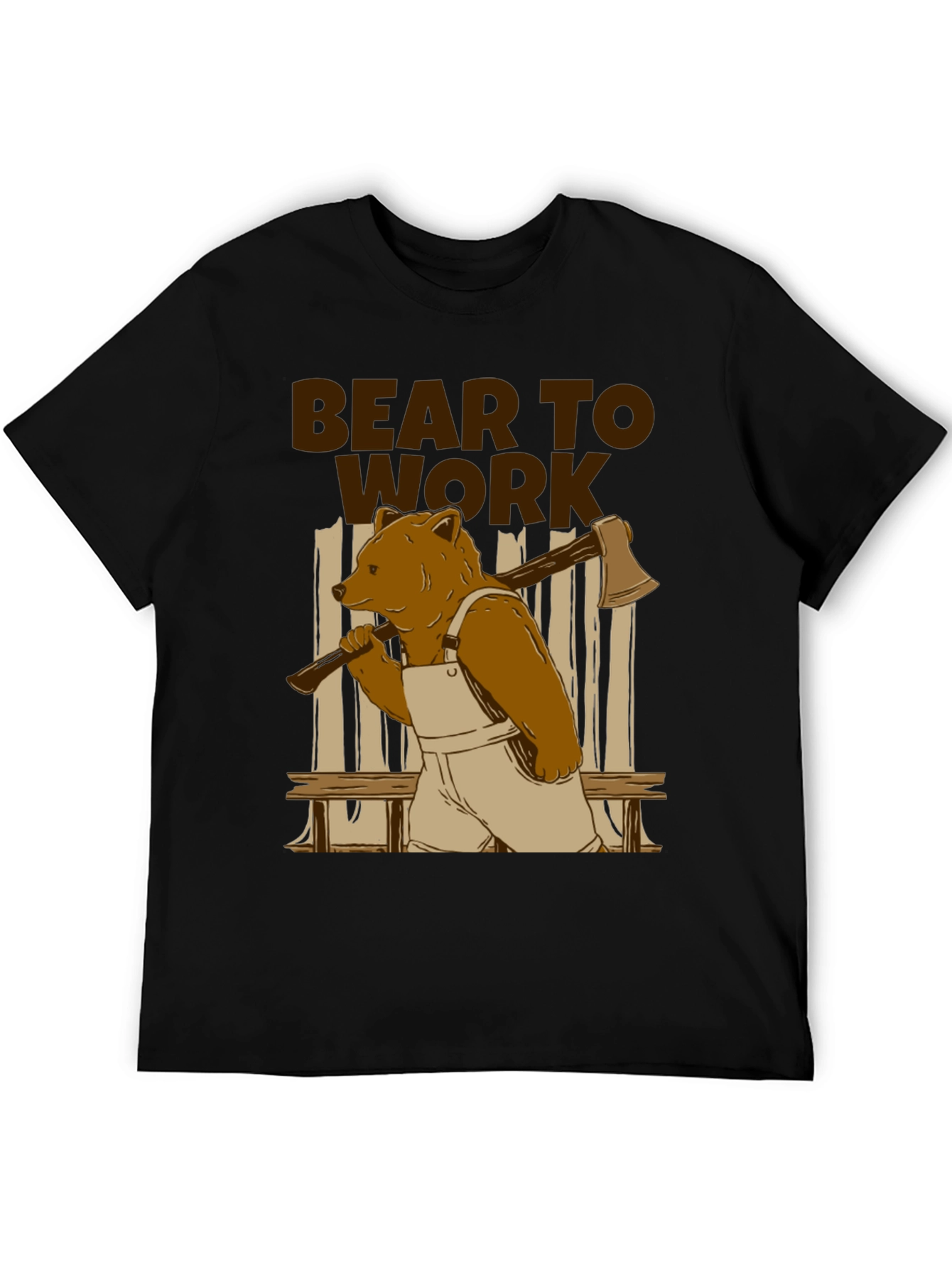 Bear to Work T-Shirt - Lumberjack Style