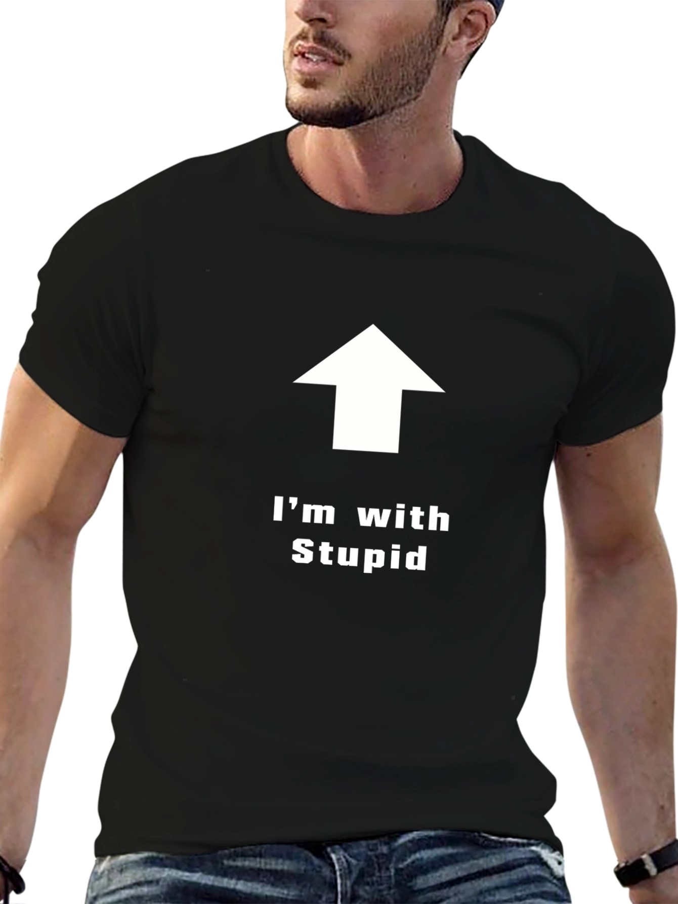 Im With Stupid T-Shirt