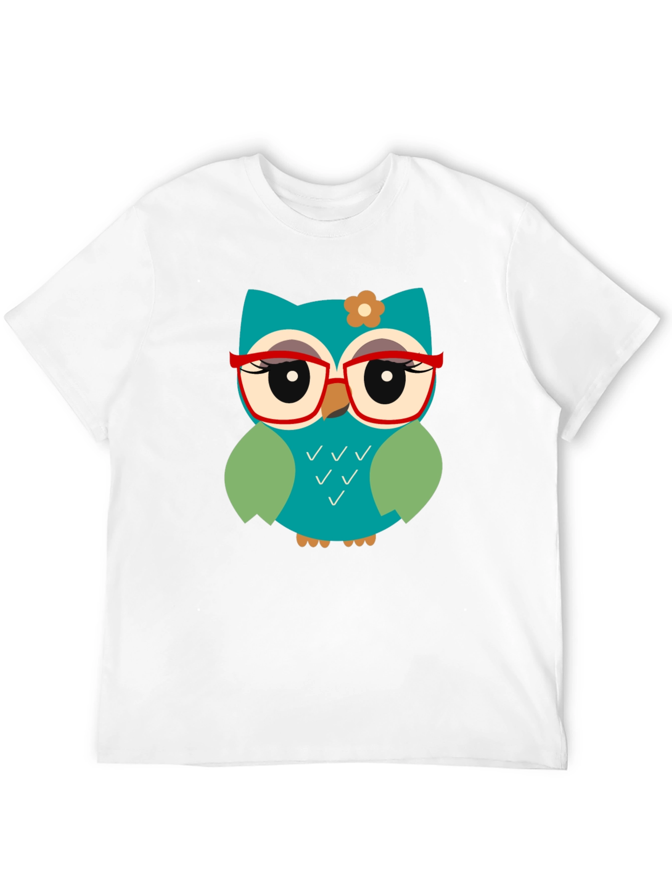 Cute Owl Graphic Tee - Stylish Black T-Shirt