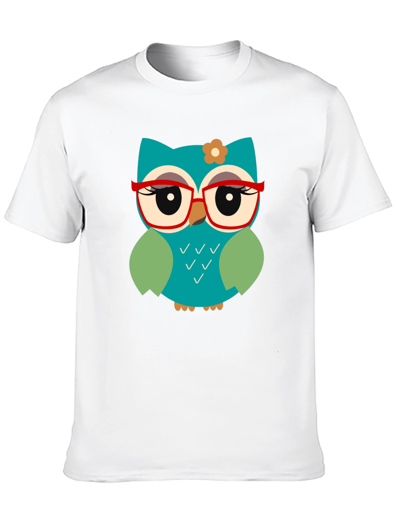 Cute Owl Graphic Tee - Stylish Black T-Shirt