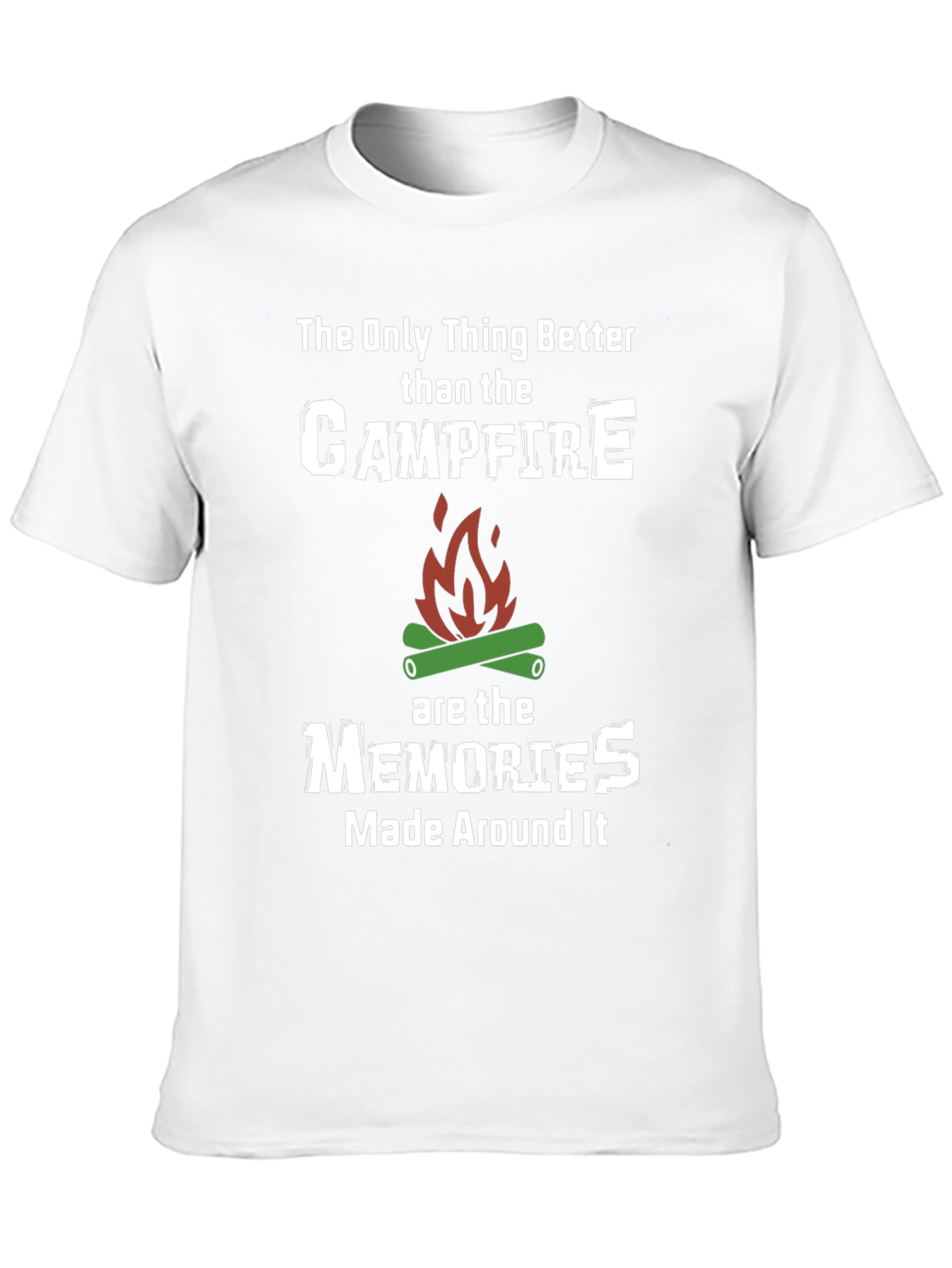 Campfire Memories Graphic T-Shirt - Black