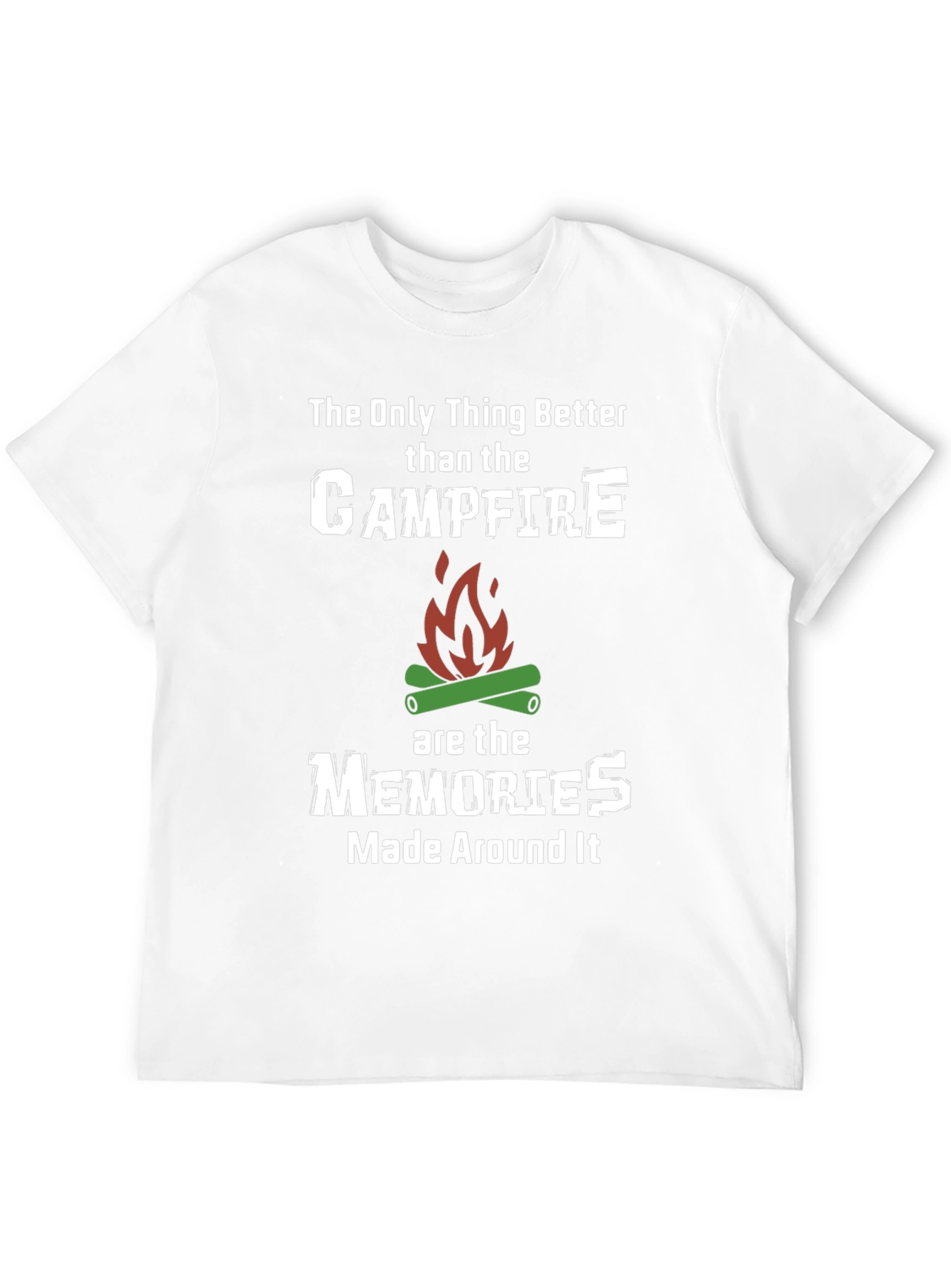 Campfire Memories Graphic T-Shirt - Black