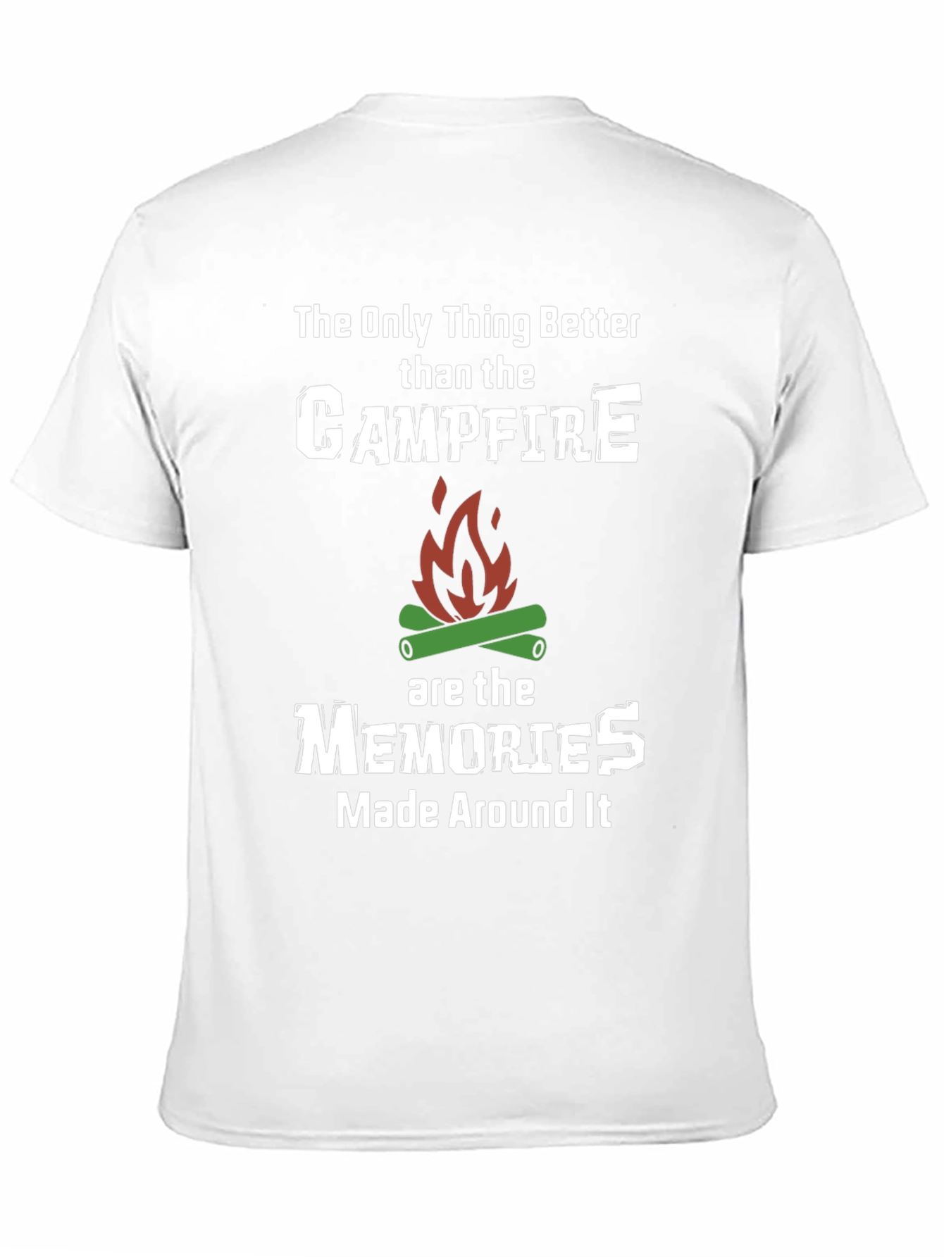Campfire Memories Graphic T-Shirt - Black