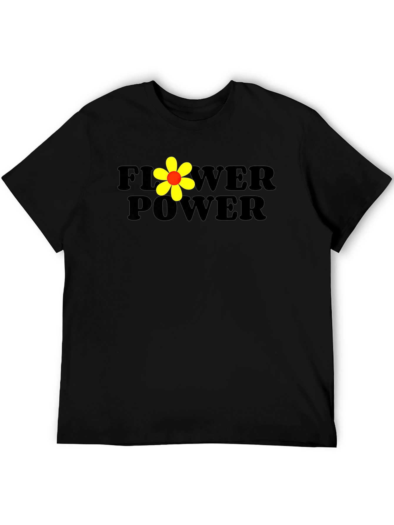 Flower Power Tee - Retro Design