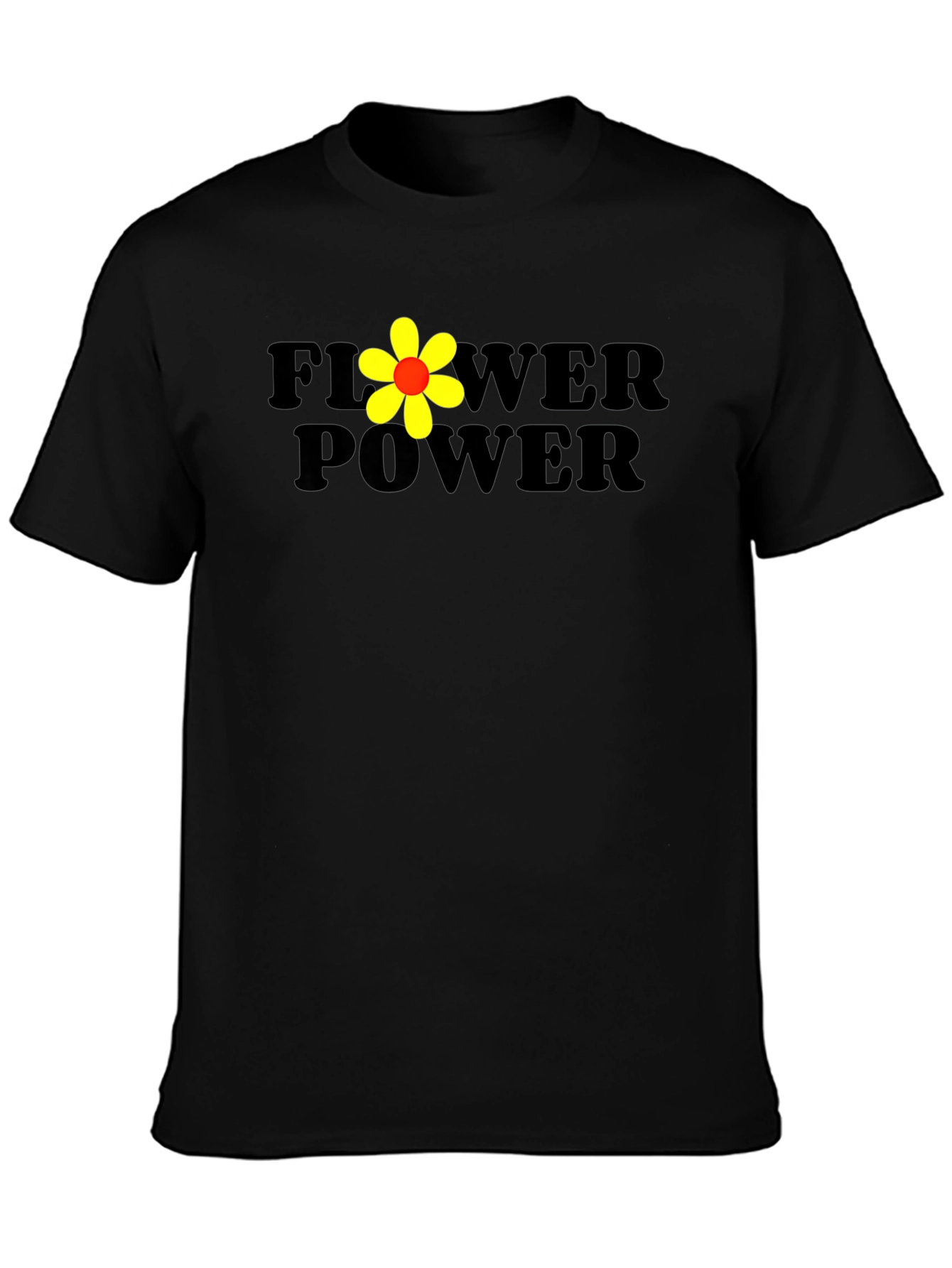 Flower Power Tee - Retro Design