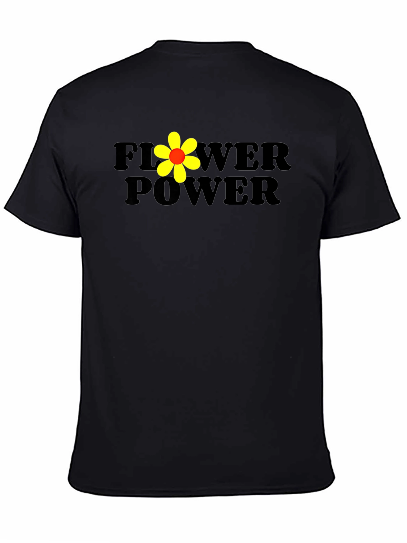 Flower Power Tee - Retro Design