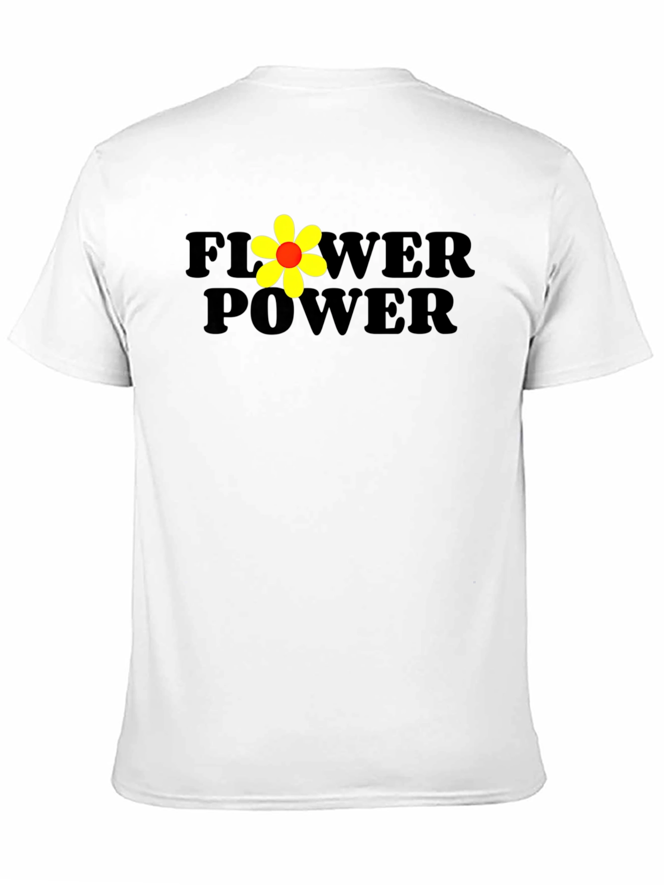 Flower Power Tee - Retro Design