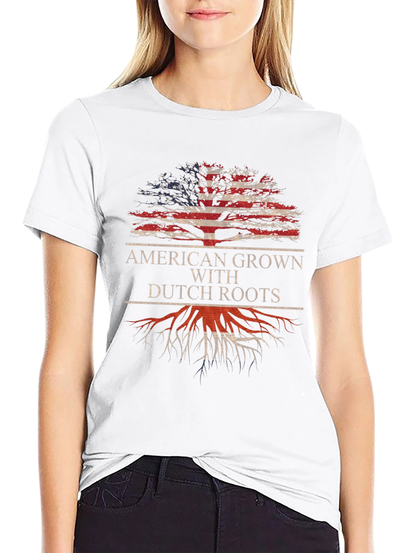 American Grown with Dutch Roots T-Shirt