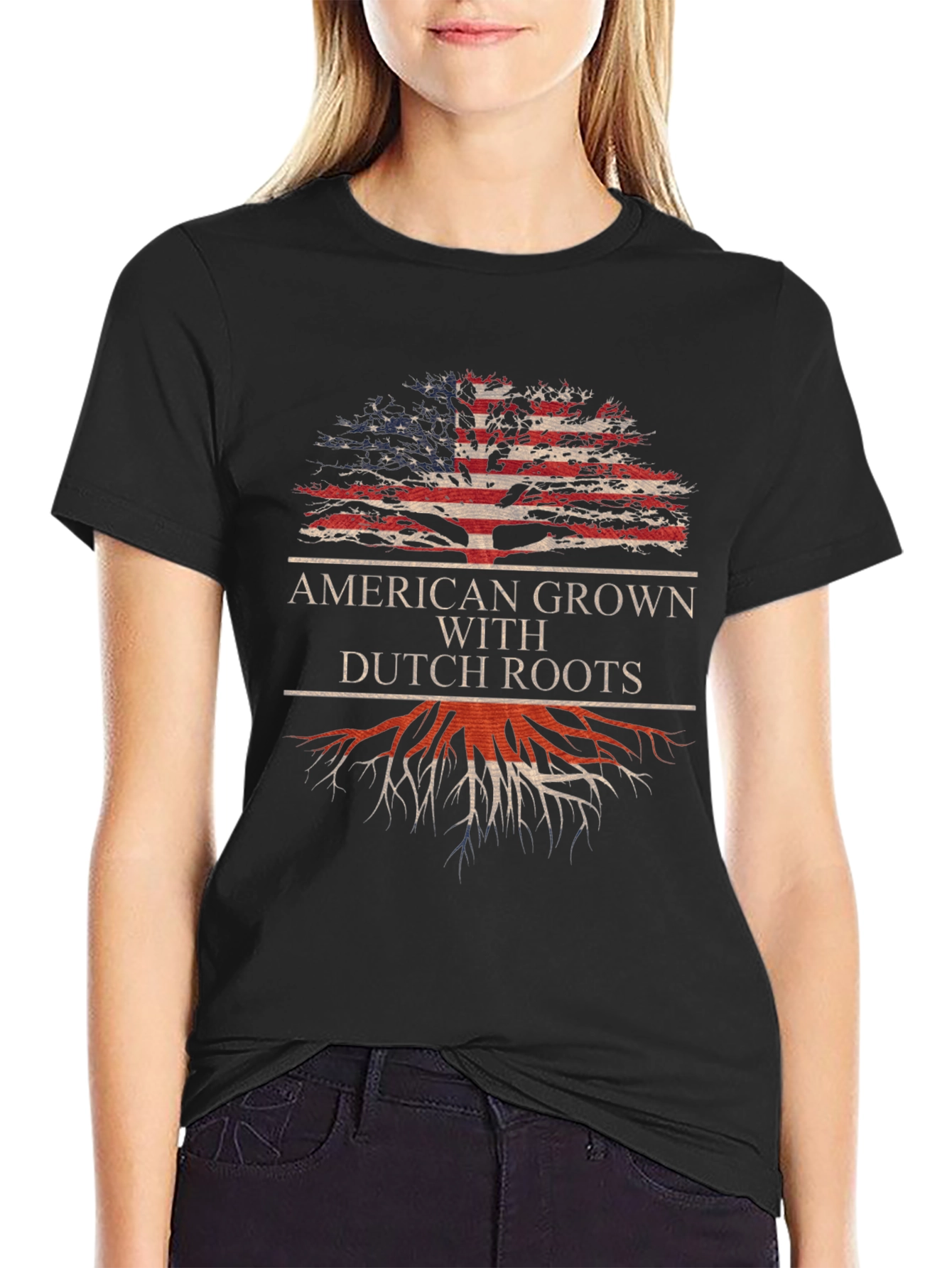 American Grown with Dutch Roots T-Shirt
