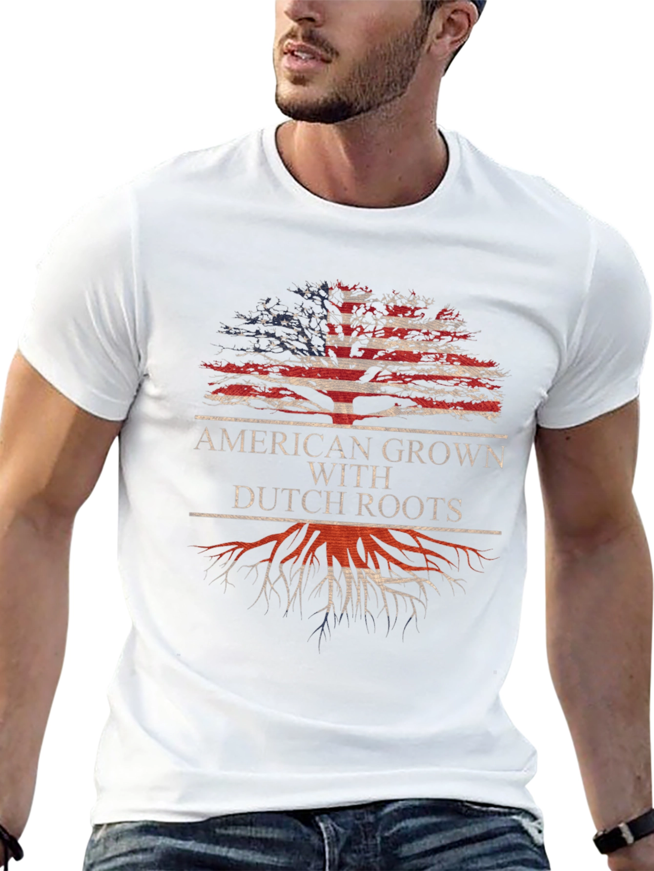 American Grown with Dutch Roots T-Shirt