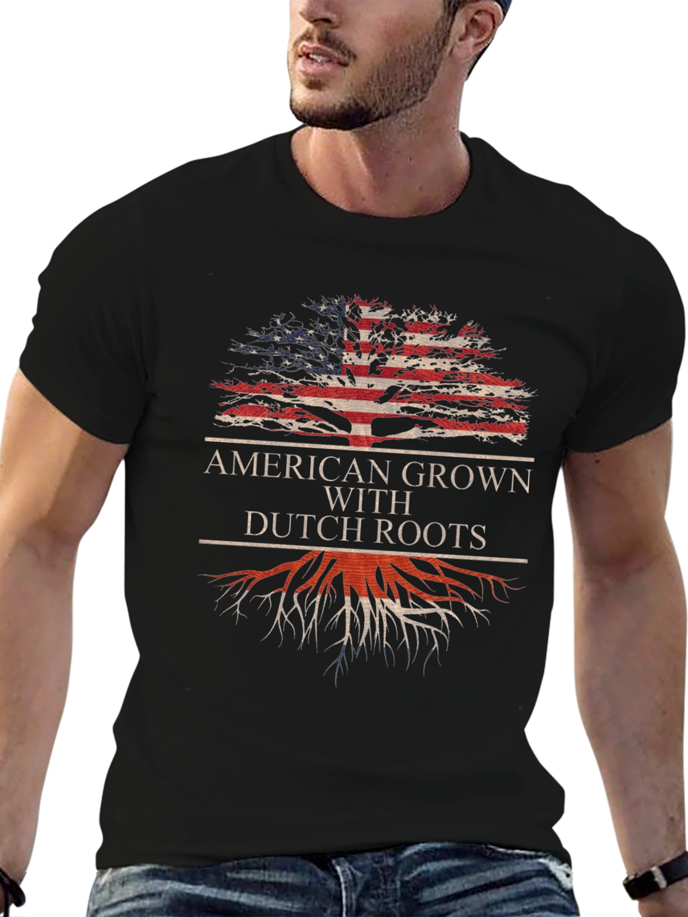 American Grown with Dutch Roots T-Shirt