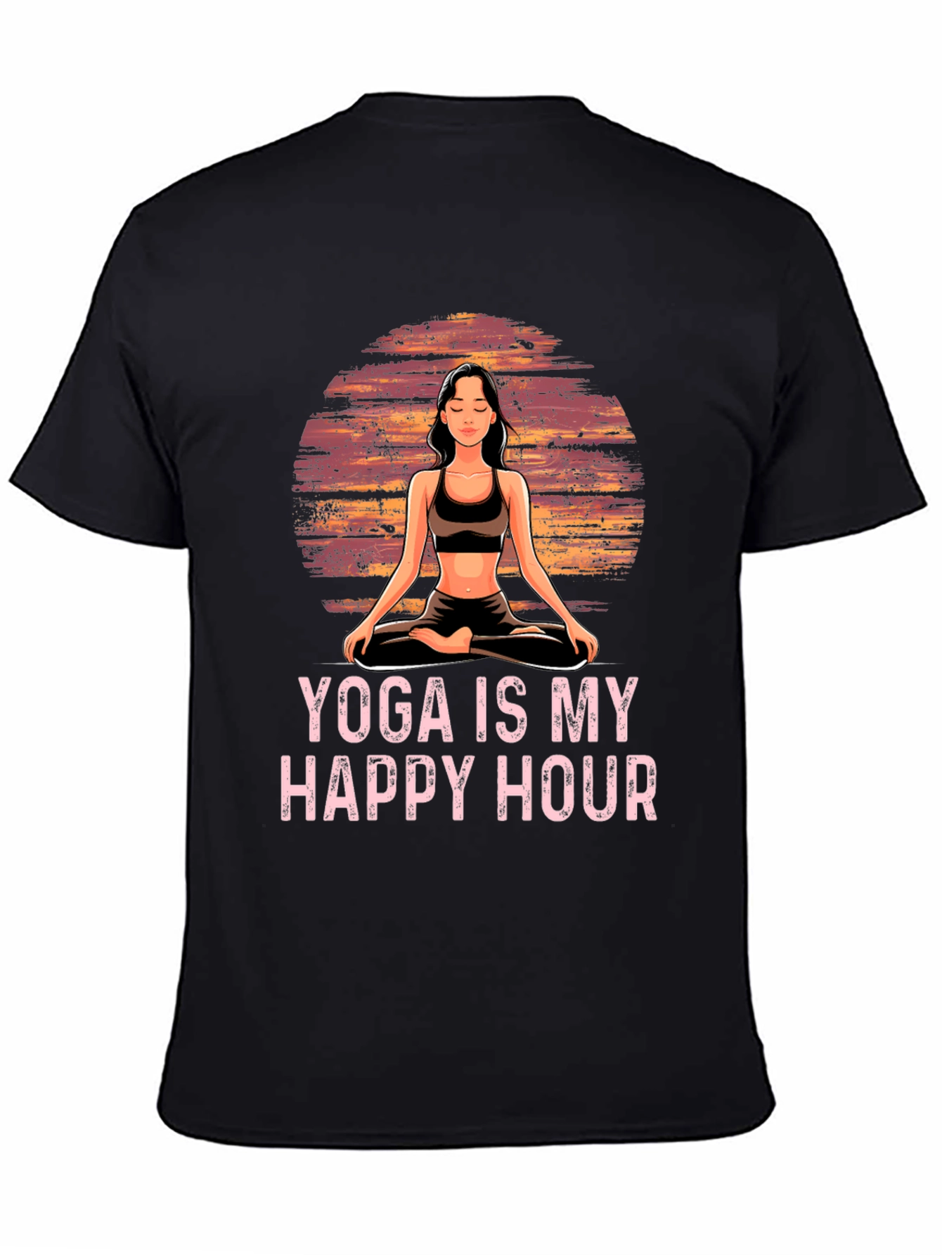 Yoga is My Happy Hour Graphic Tee