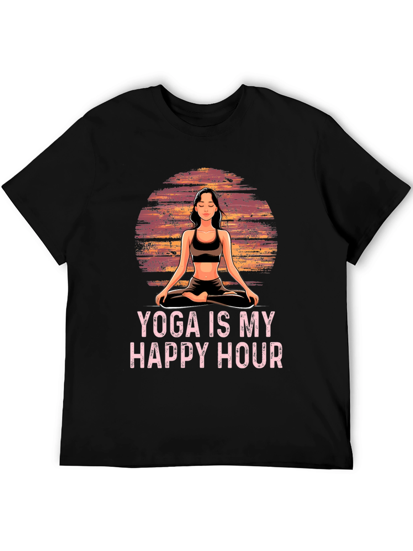 Yoga is My Happy Hour Graphic Tee
