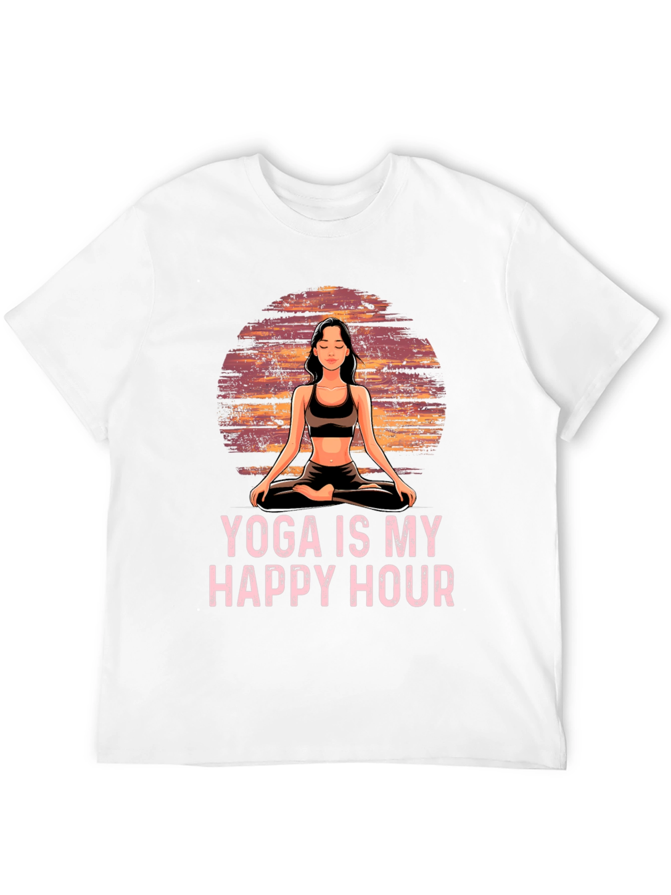 Yoga is My Happy Hour Graphic Tee
