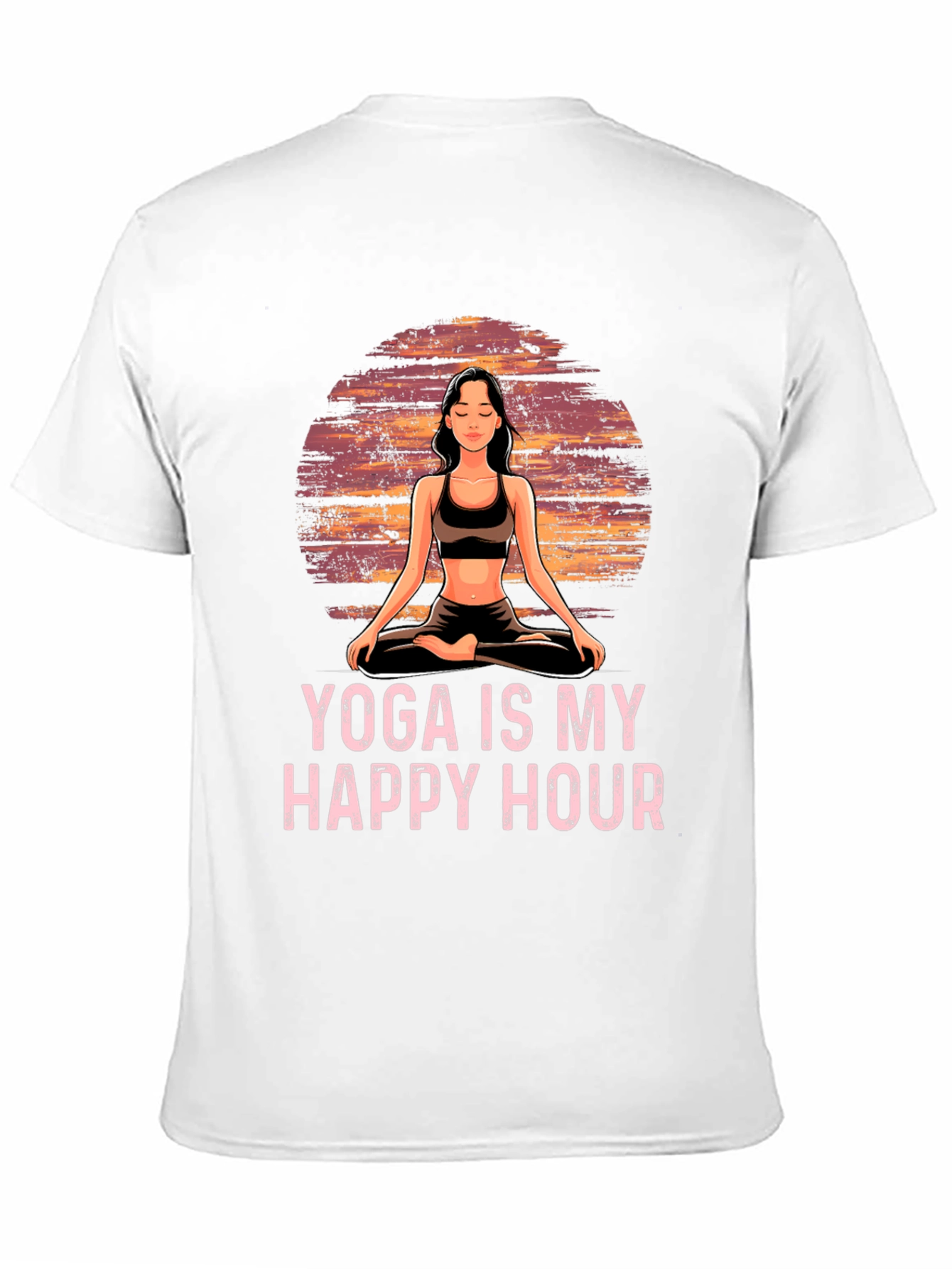 Yoga is My Happy Hour Graphic Tee