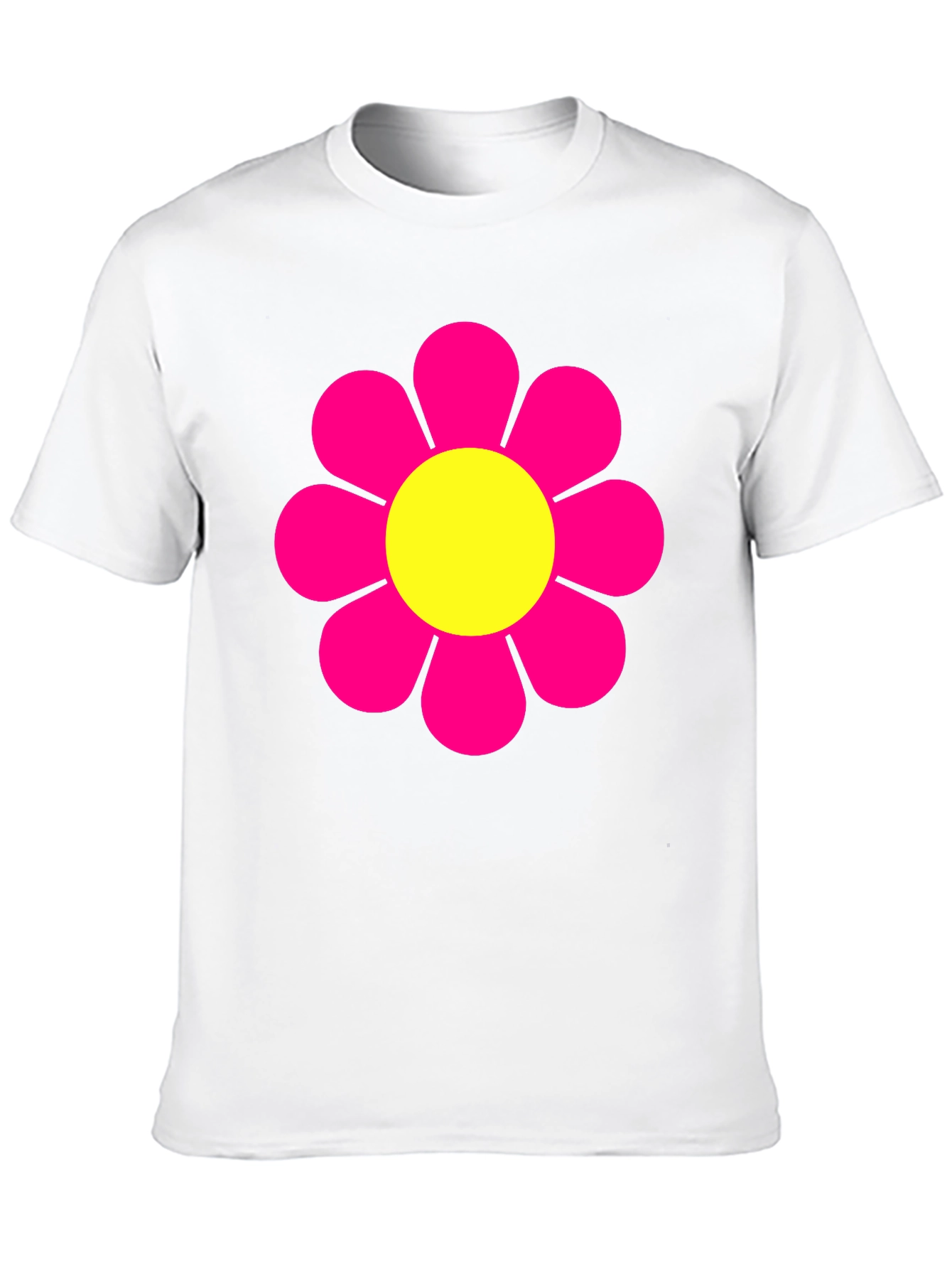 Retro Floral Graphic Tee - Black