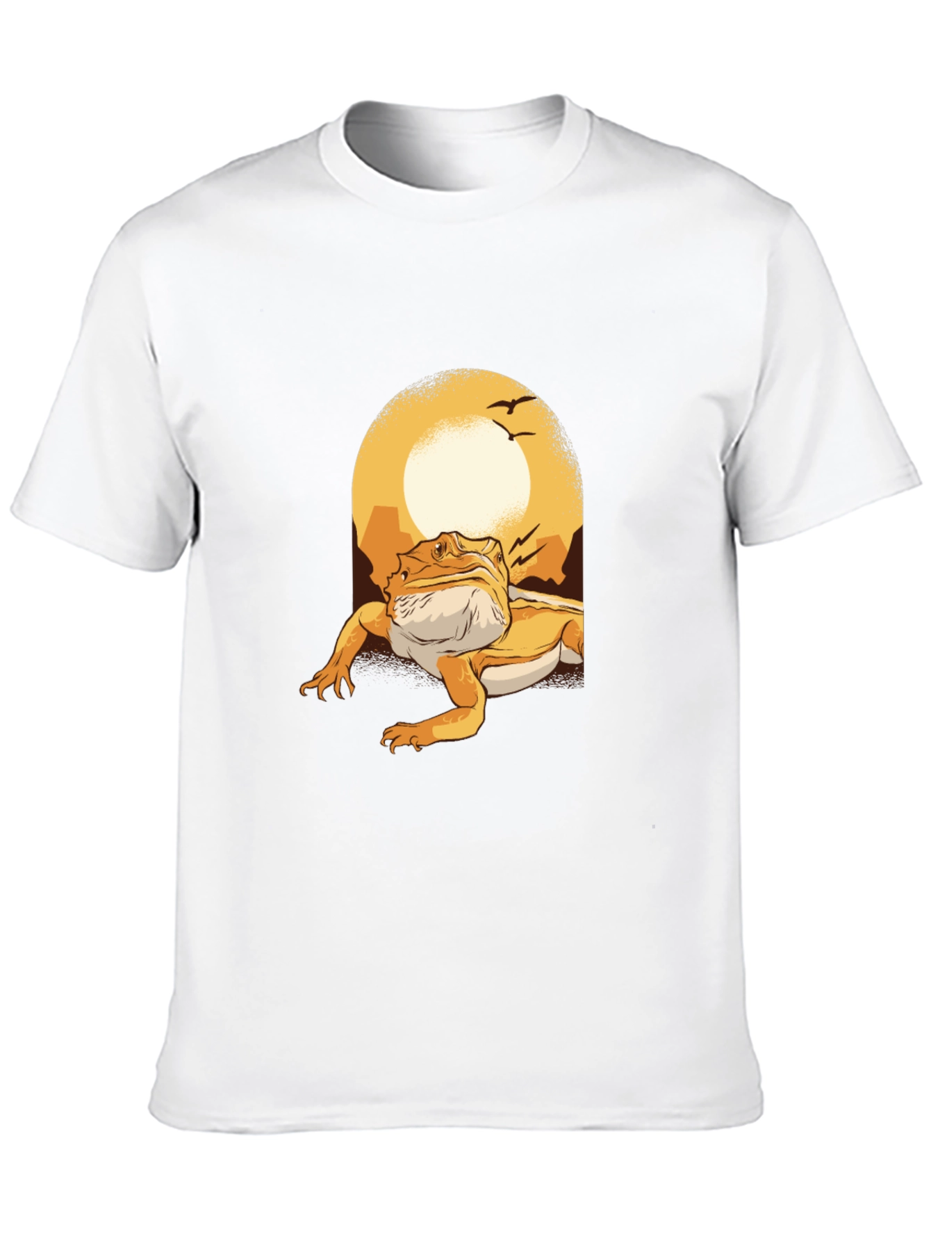 Bearded Dragon Sunset Graphic Tee