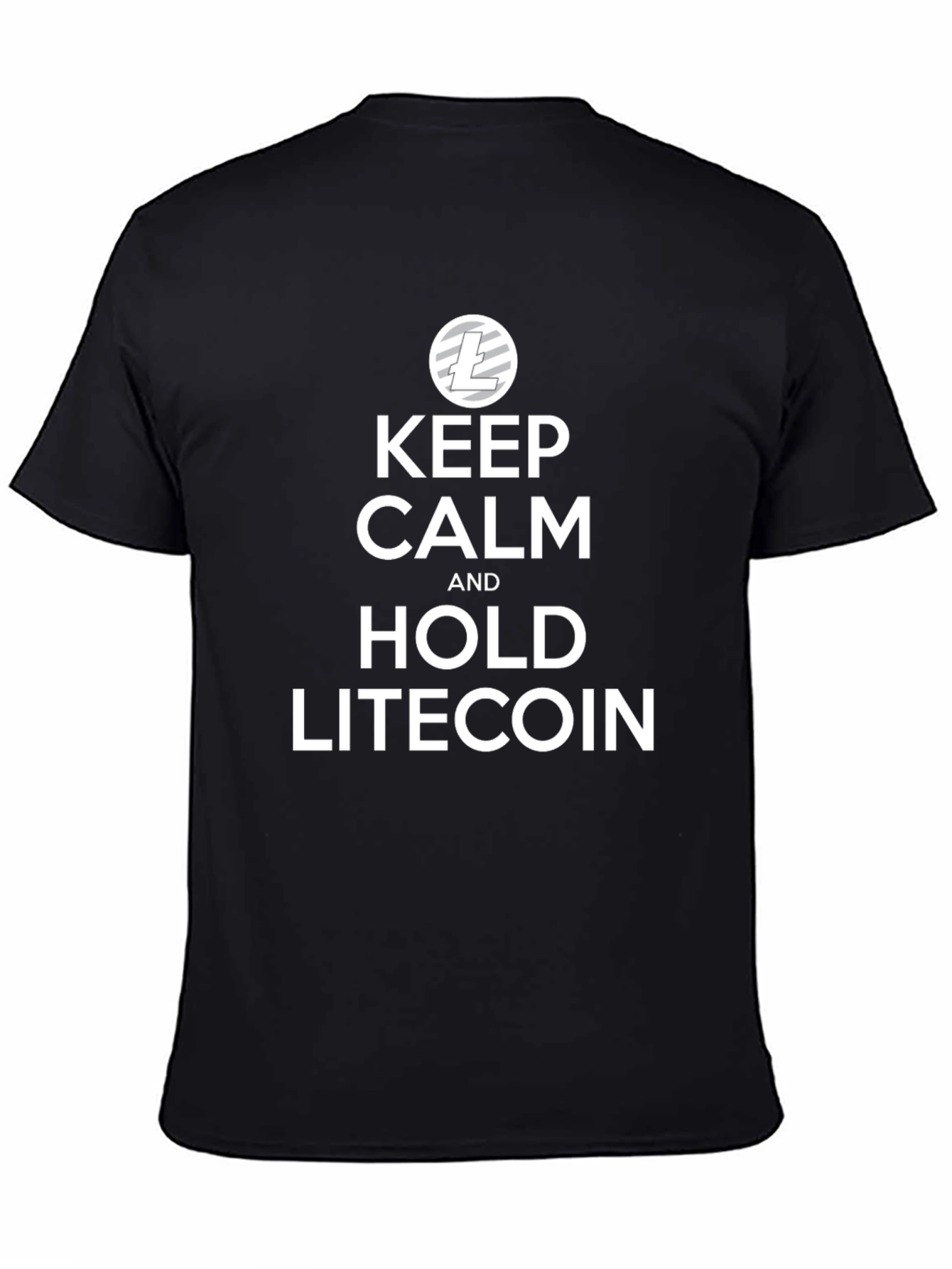 Keep Calm and Hold Litecoin Crypto T-Shirt
