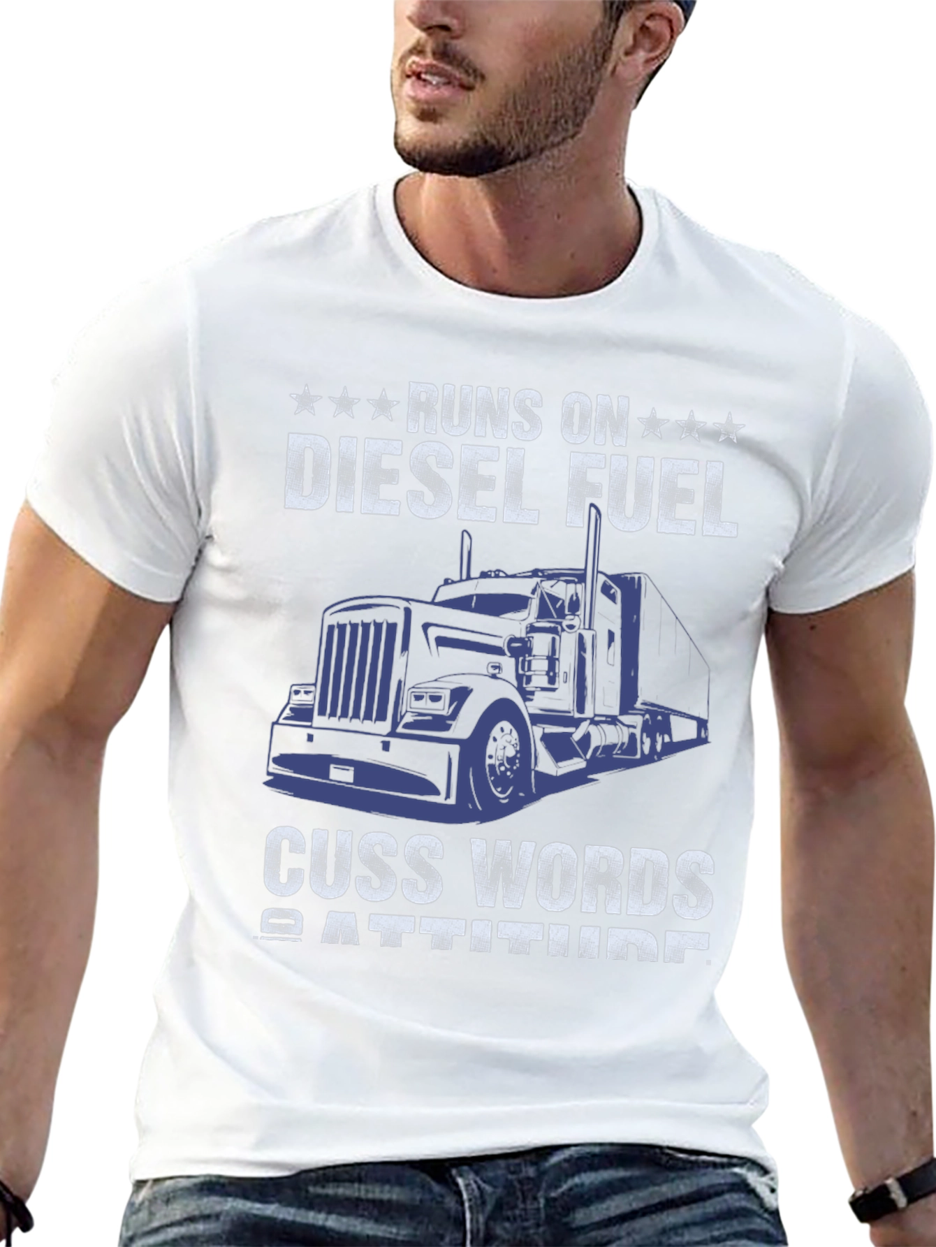 Diesel Fuel & Cuss Words T-Shirt Trucker Apparel