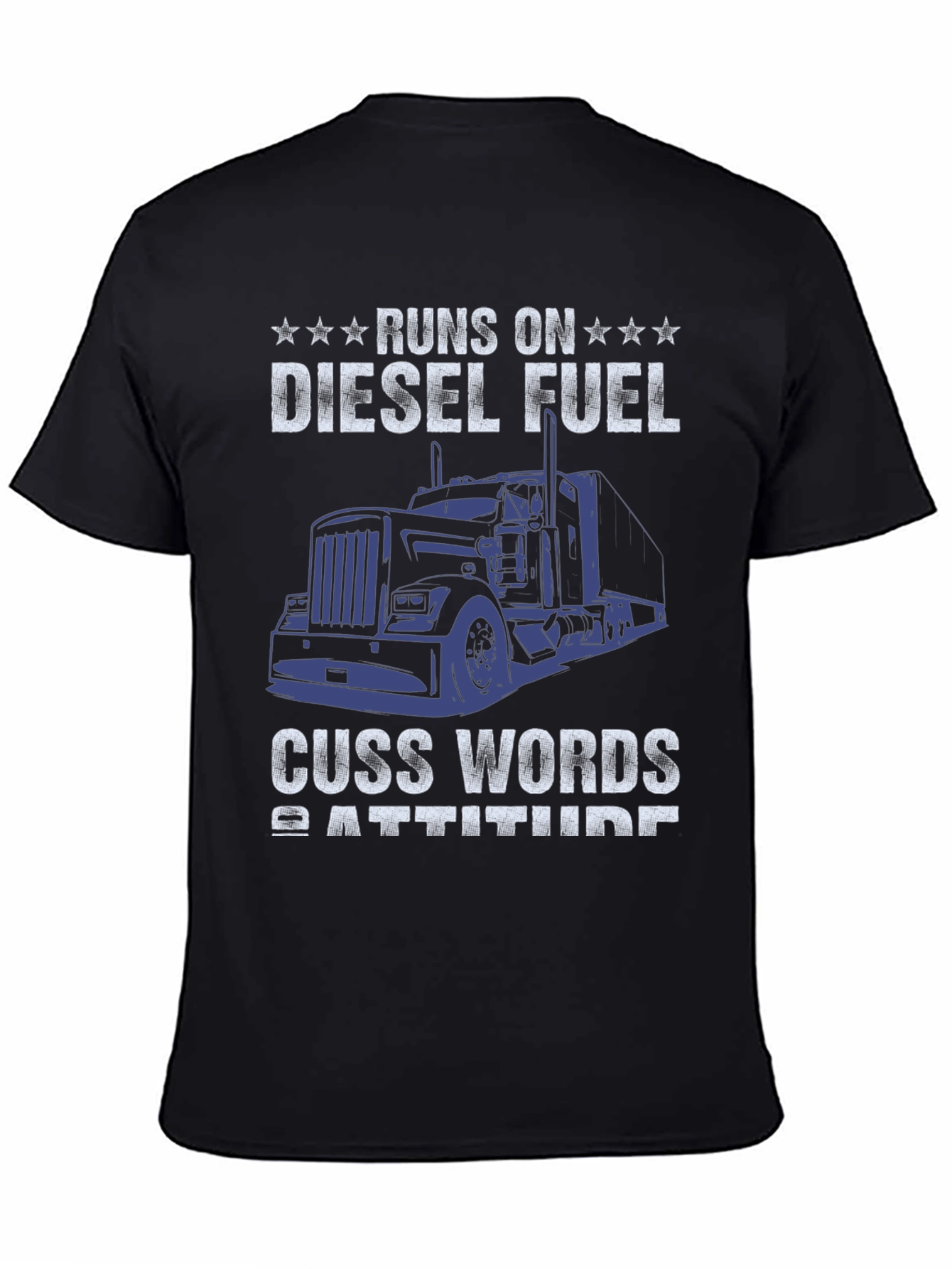 Diesel Fuel & Cuss Words T-Shirt Trucker Apparel