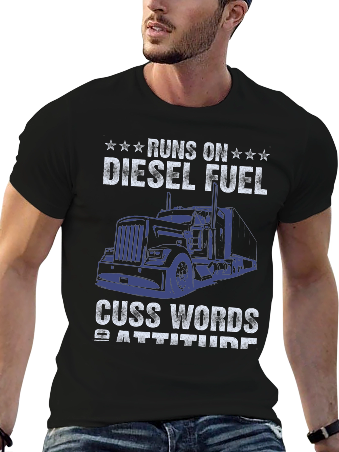 Diesel Fuel & Cuss Words T-Shirt Trucker Apparel