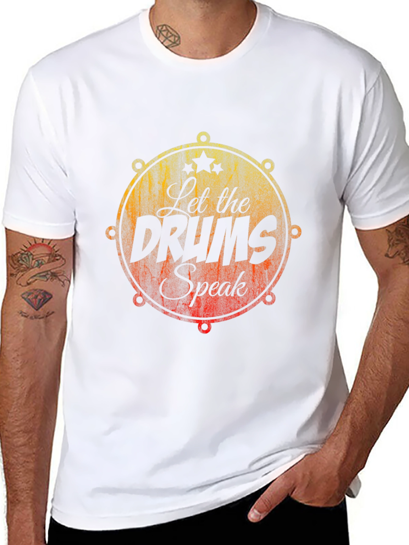 Let the Drums Speak Graphic Tee