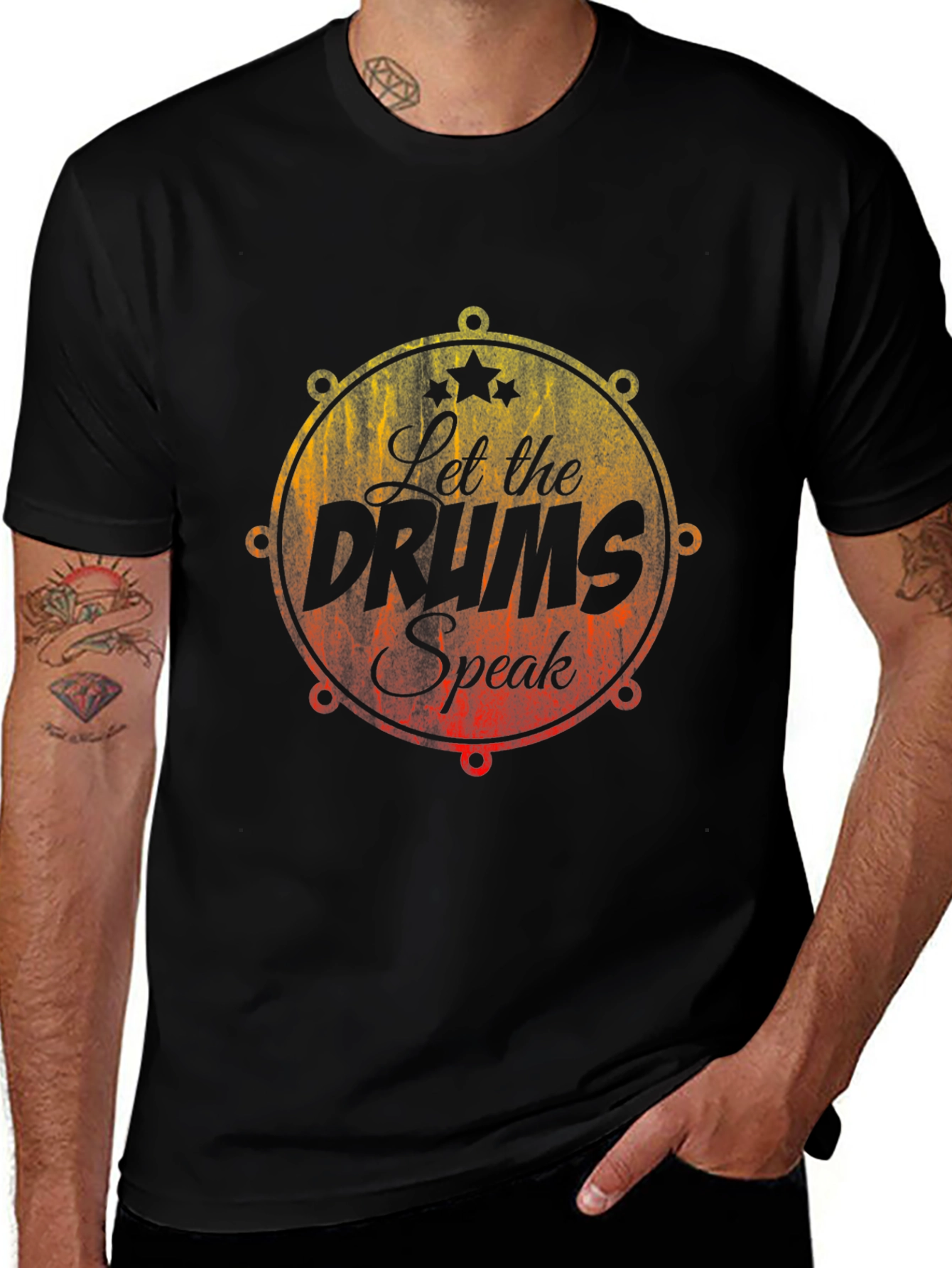 Let the Drums Speak Graphic Tee