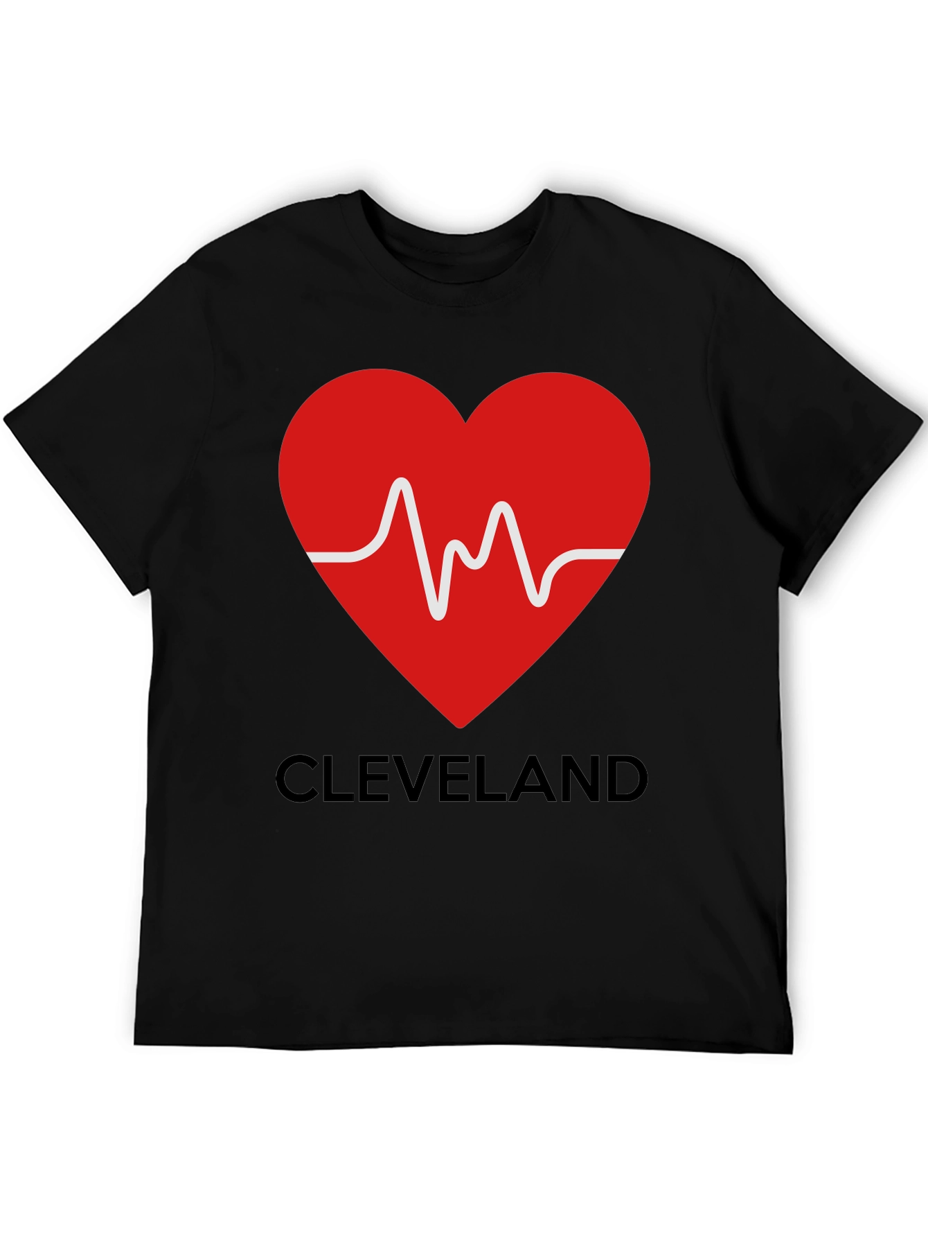 Cleveland Heartbeat T-Shirt - Show Your City Love!