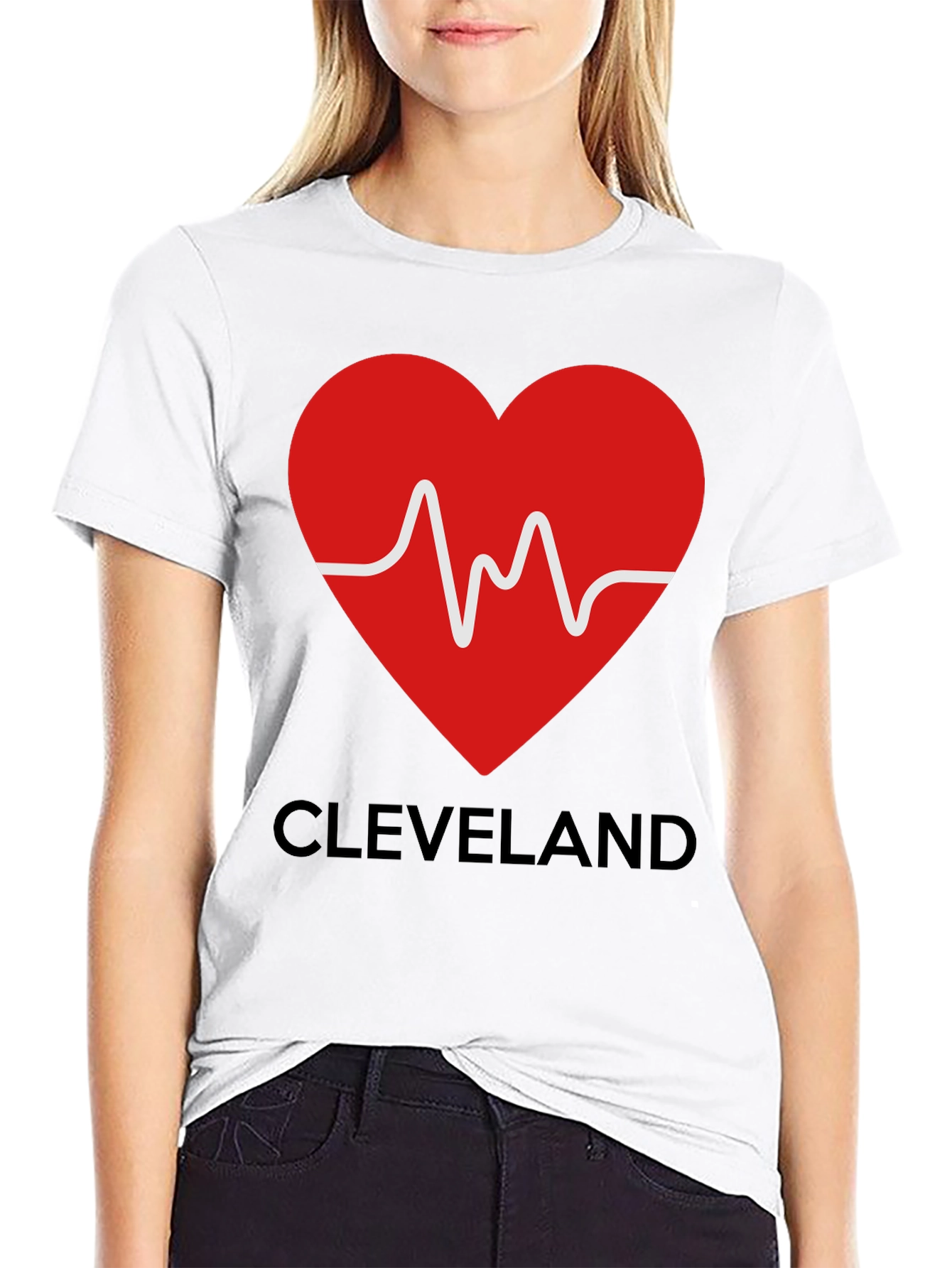 Cleveland Heartbeat T-Shirt - Show Your City Love!