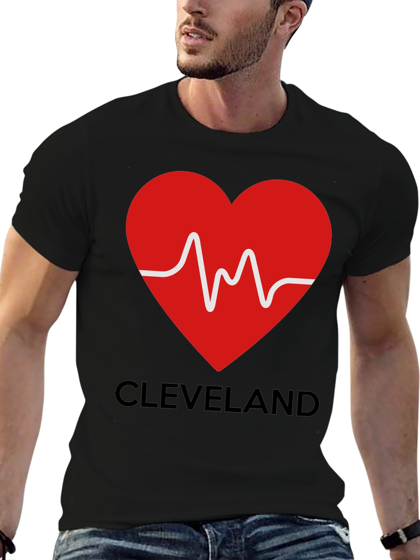 Cleveland Heartbeat T-Shirt - Show Your City Love!
