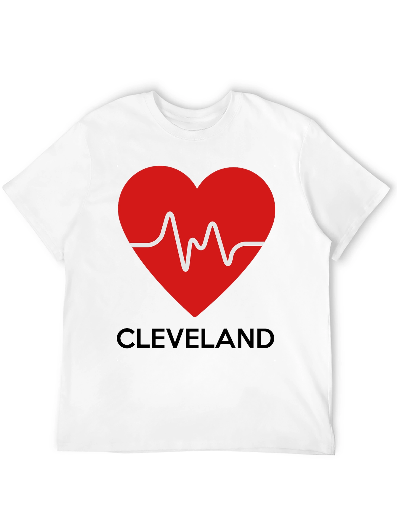 Cleveland Heartbeat T-Shirt - Show Your City Love!