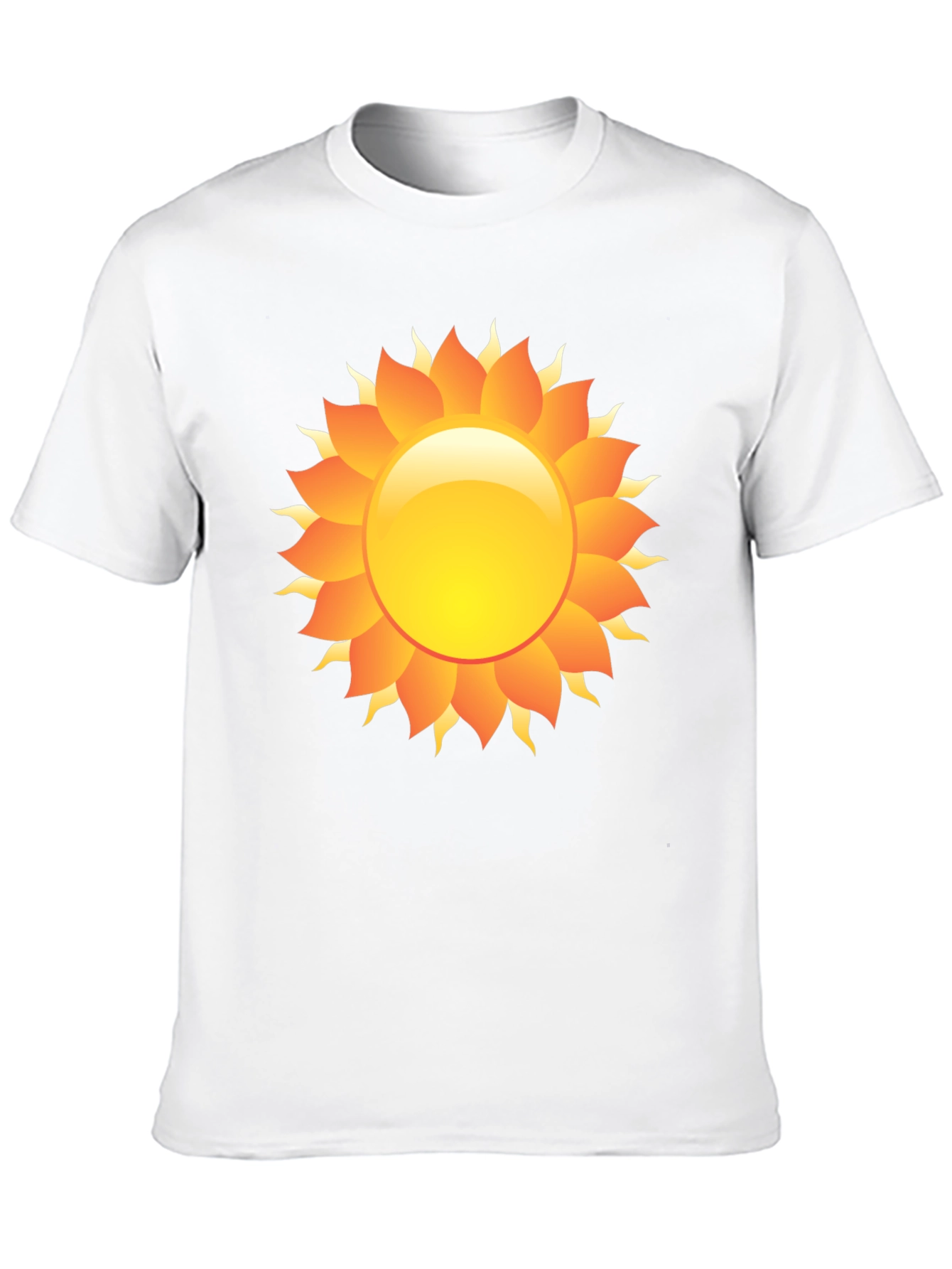Radiant Sun Graphic Black T-Shirt