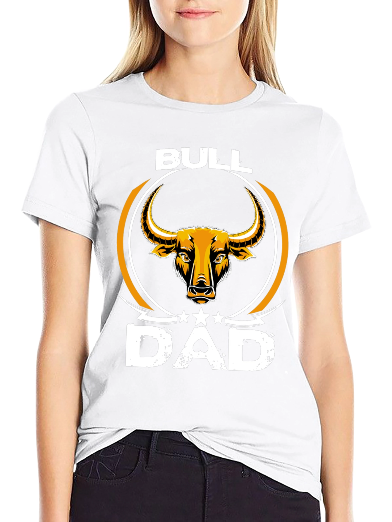 Bull Dad Graphic Tee - Stylish Fathers Day Apparel