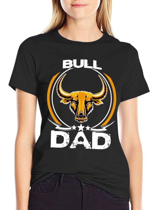 Bull Dad Graphic Tee - Stylish Fathers Day Apparel