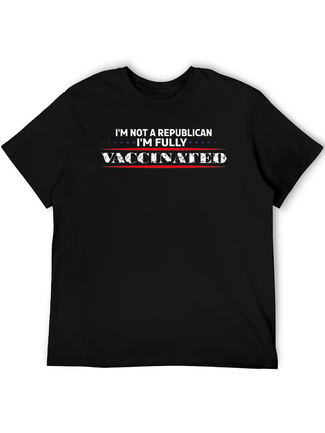 Im Fully Vaccinated Black T-Shirt